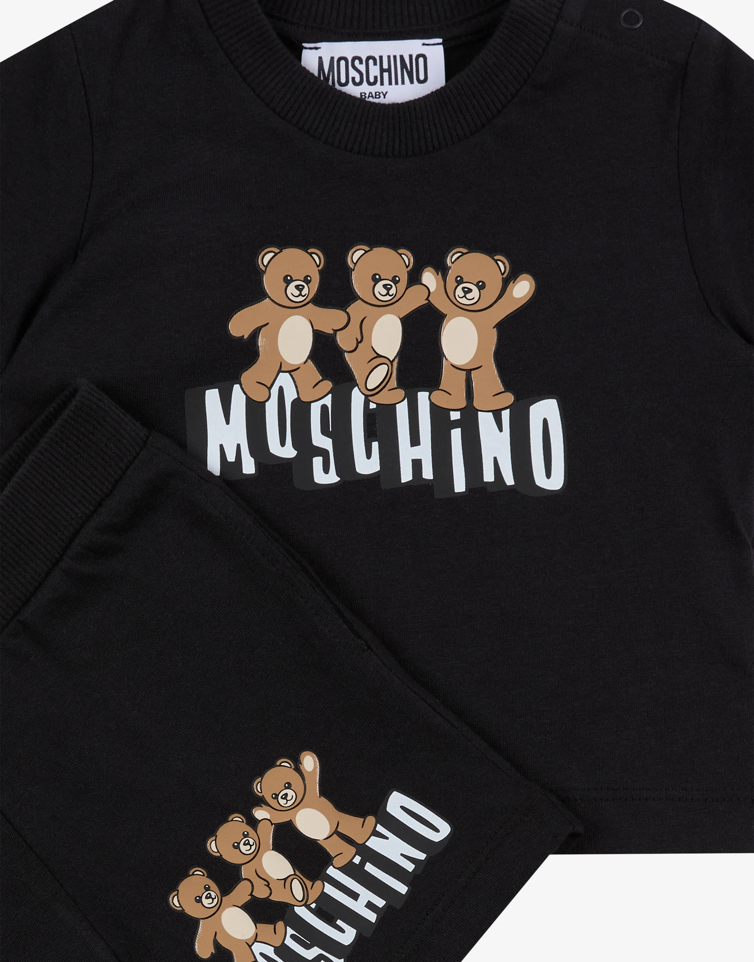 Completo t-shirt e short in jersey di cotone - Image 3
