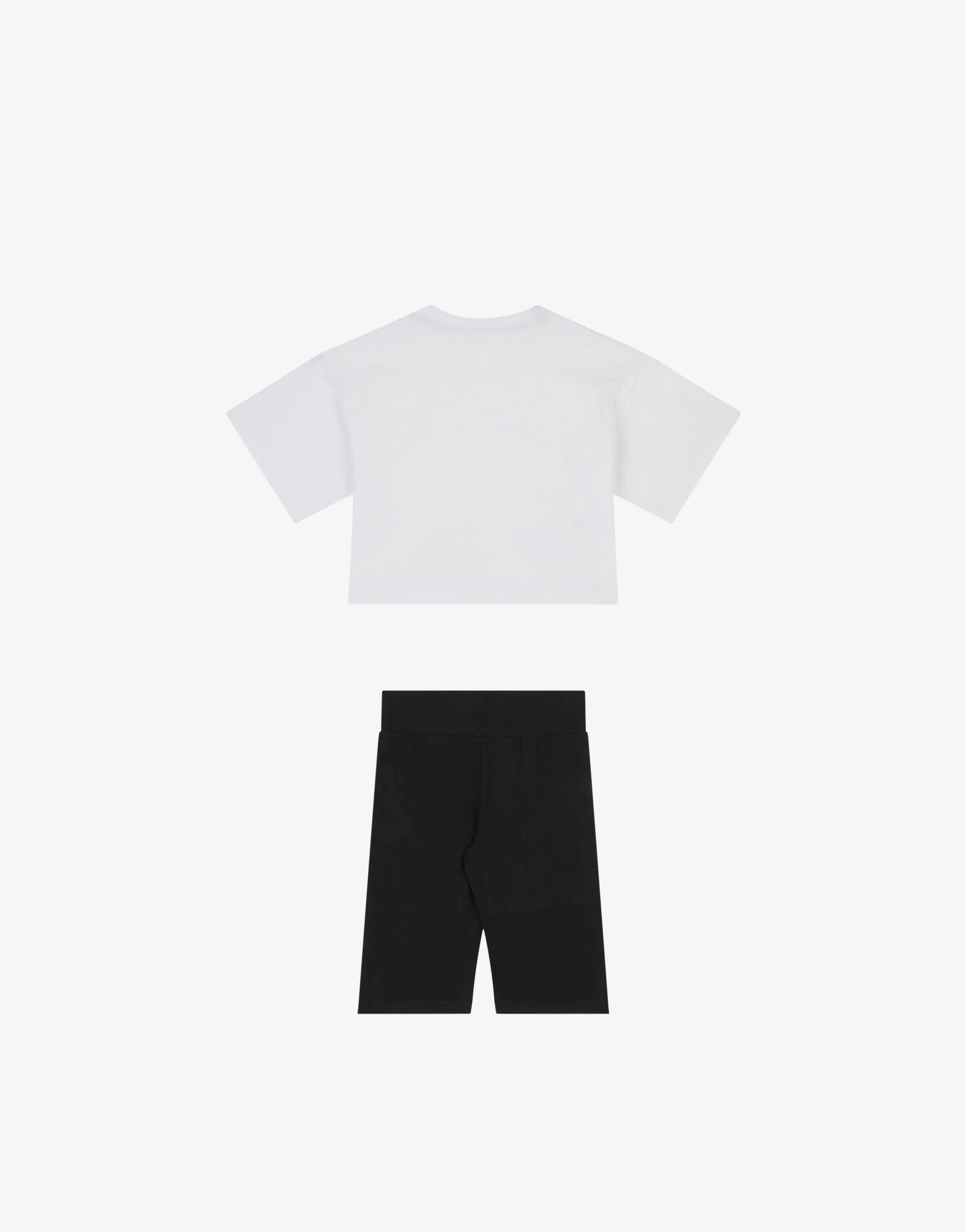 Completo t-shirt e short in jersey di cotone Moschino Teddy Bear - Image 2