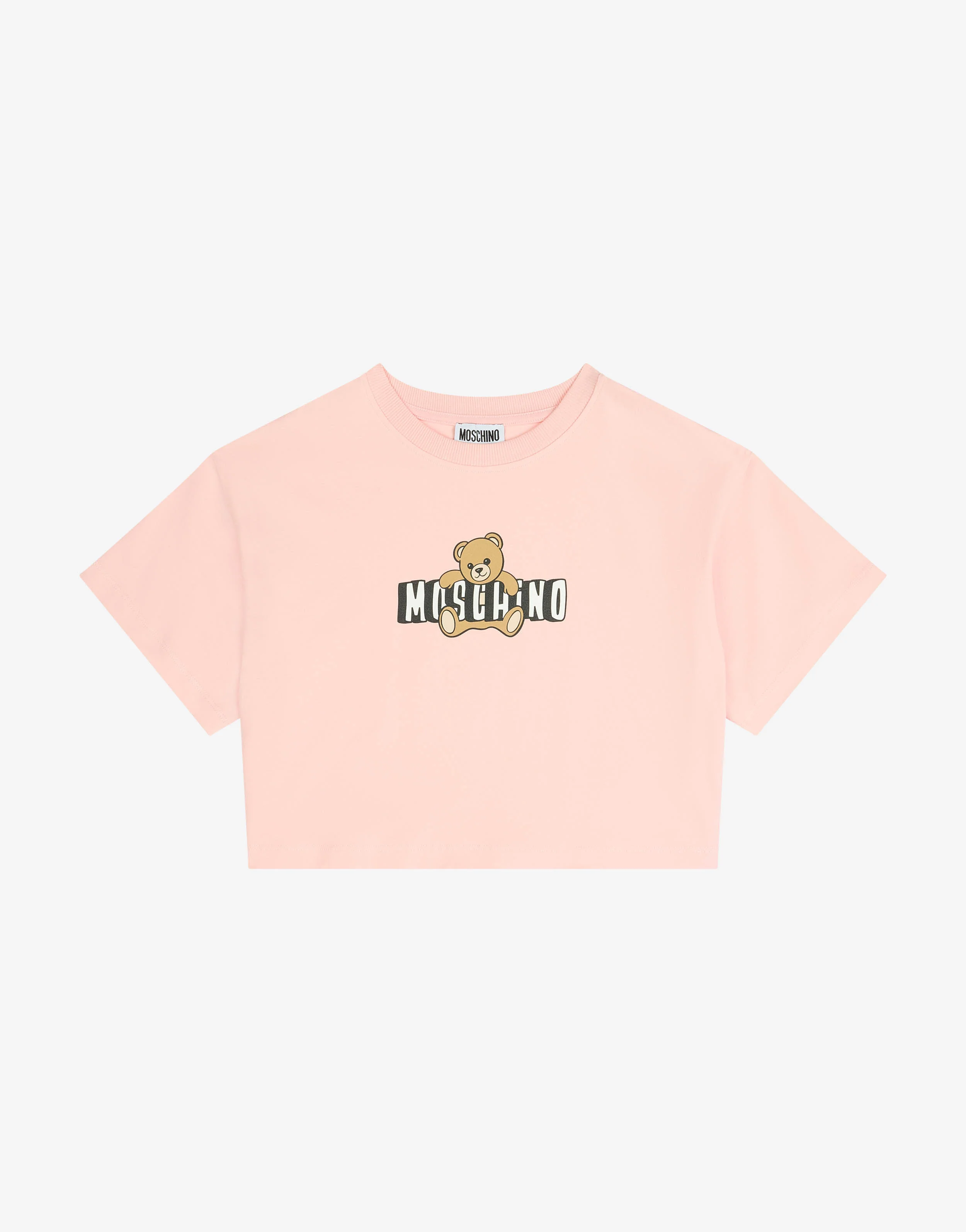 Completo t-shirt e short in jersey di cotone Moschino Teddy Bear