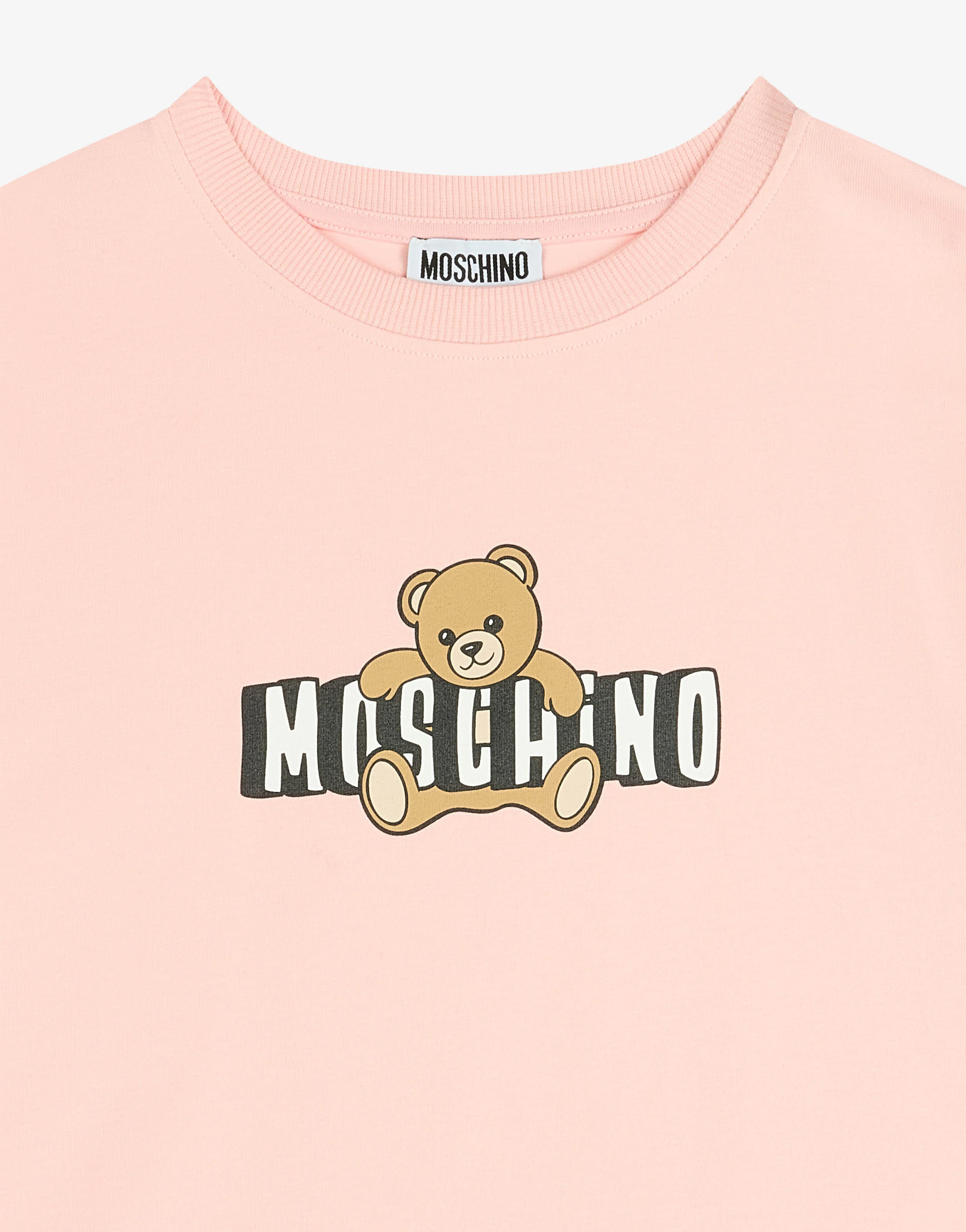 Completo t-shirt e short in jersey di cotone Moschino Teddy Bear - Image 3