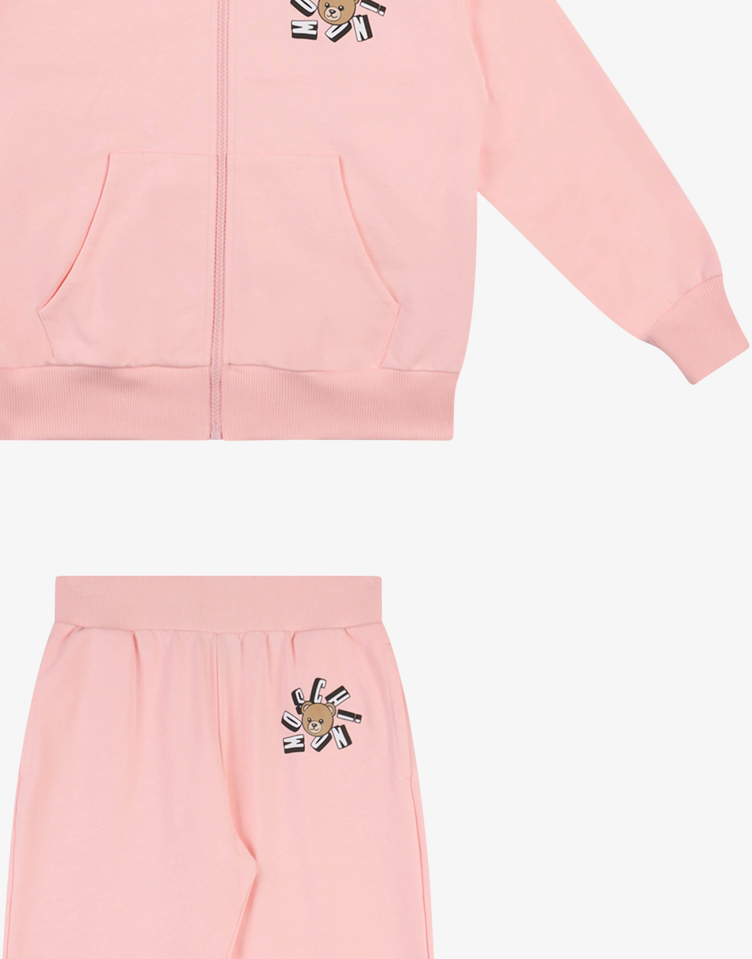 Completo tuta in felpa di cotone Moschino Teddy Bear - Image 3