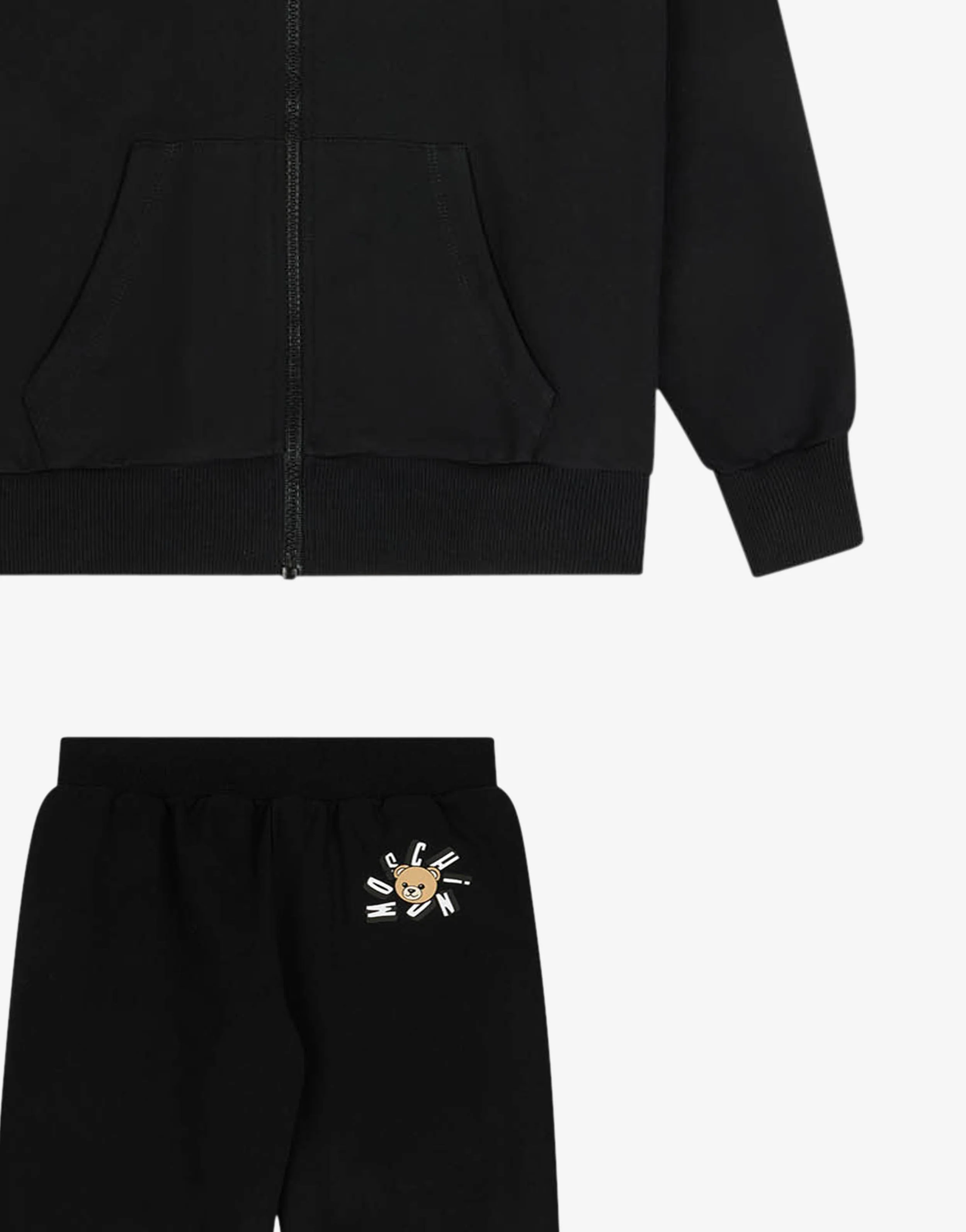 Completo tuta in felpa di cotone Moschino Teddy Bear - Image 3