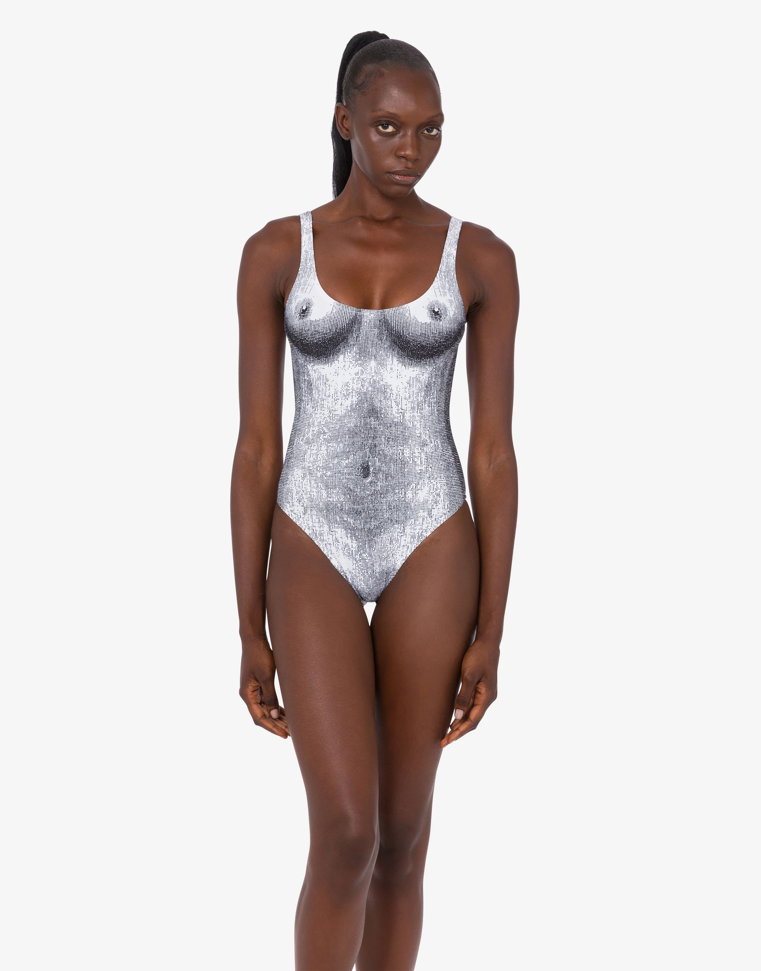 Costume intero in lycra stampato - Image 2