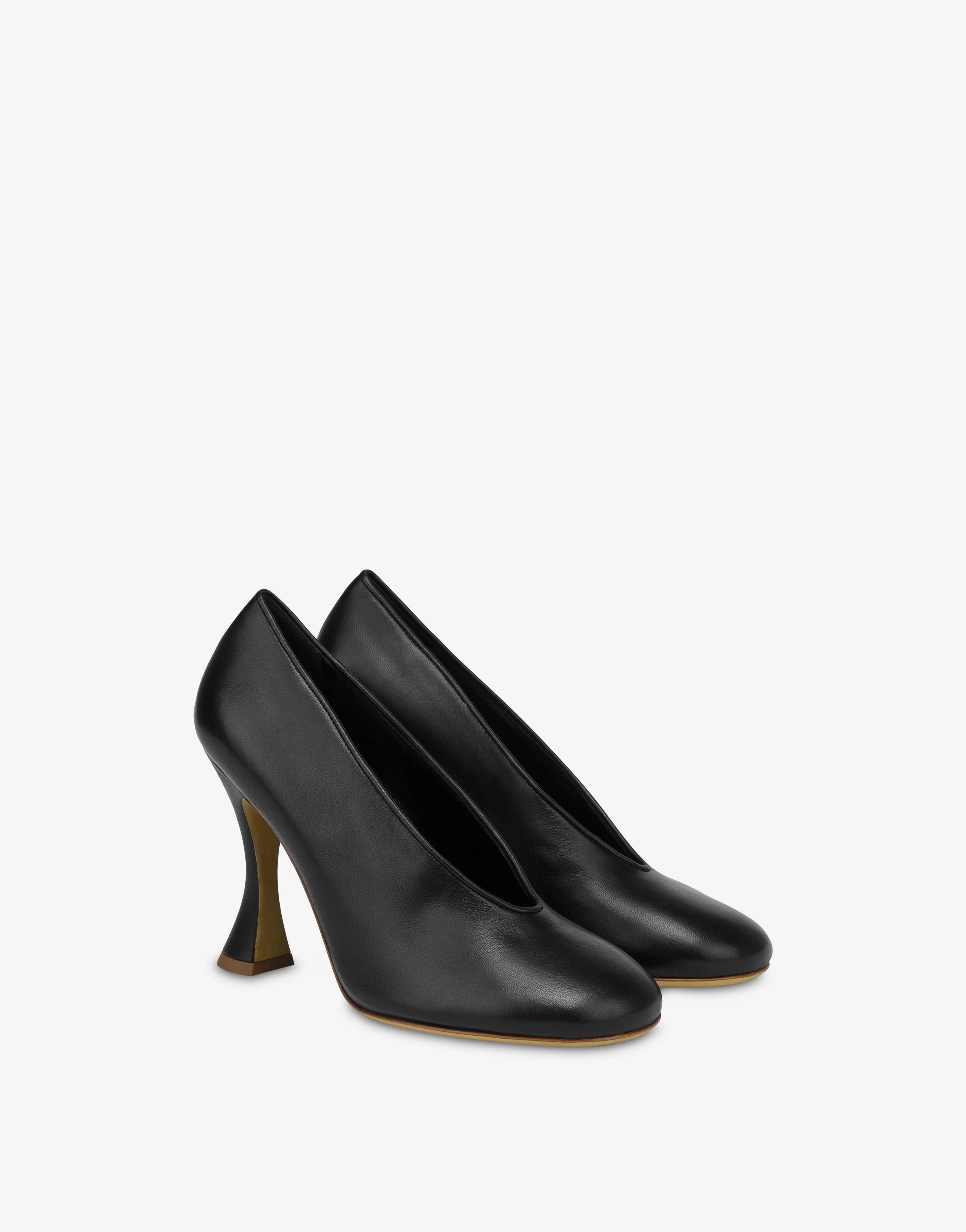 Décolleté in nappa Duck