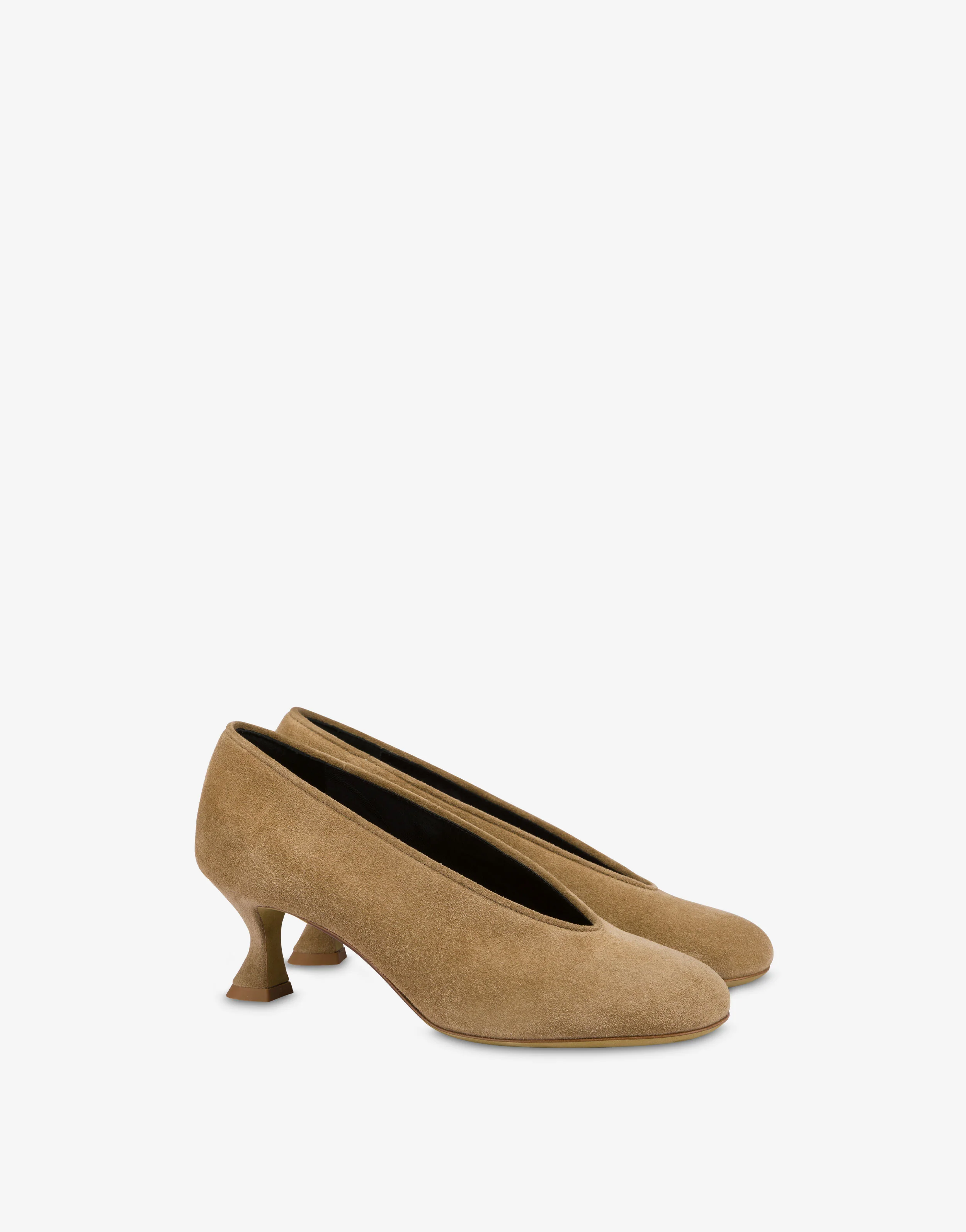 Décolleté in suede Duck