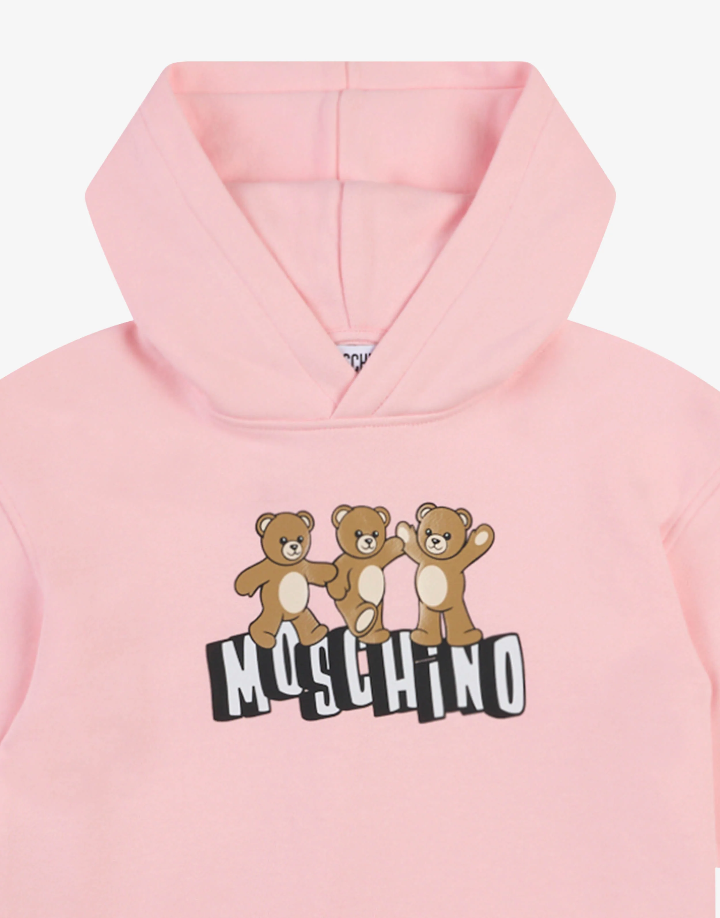 Felpa in cotone con cappuccio Moschino Teddy Bear - Image 3
