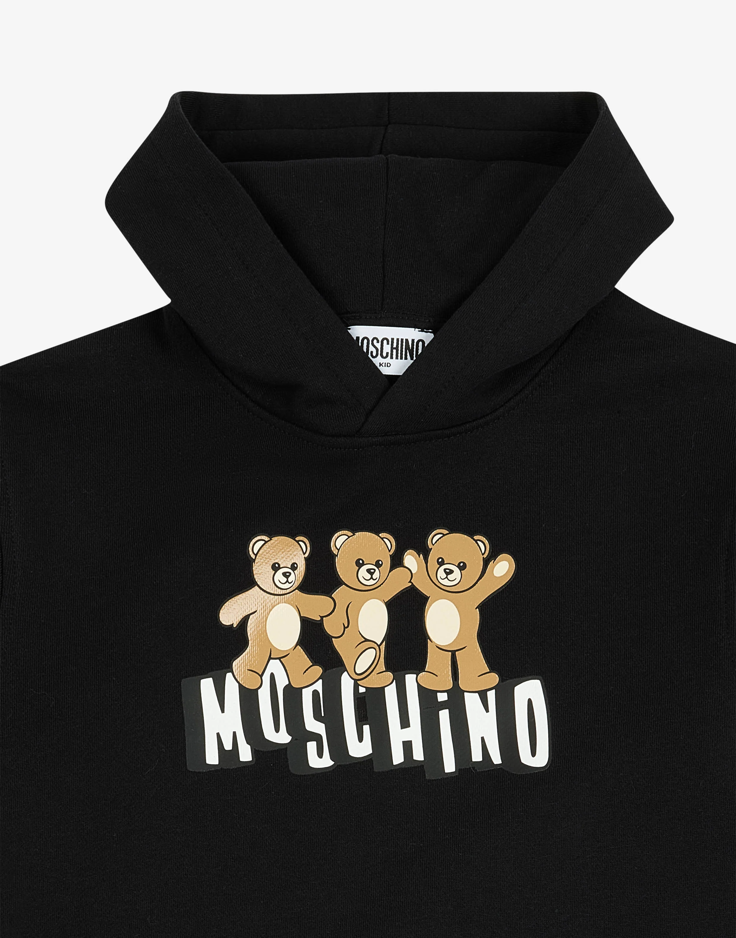 Felpa in cotone con cappuccio Moschino Teddy Bear - Image 3