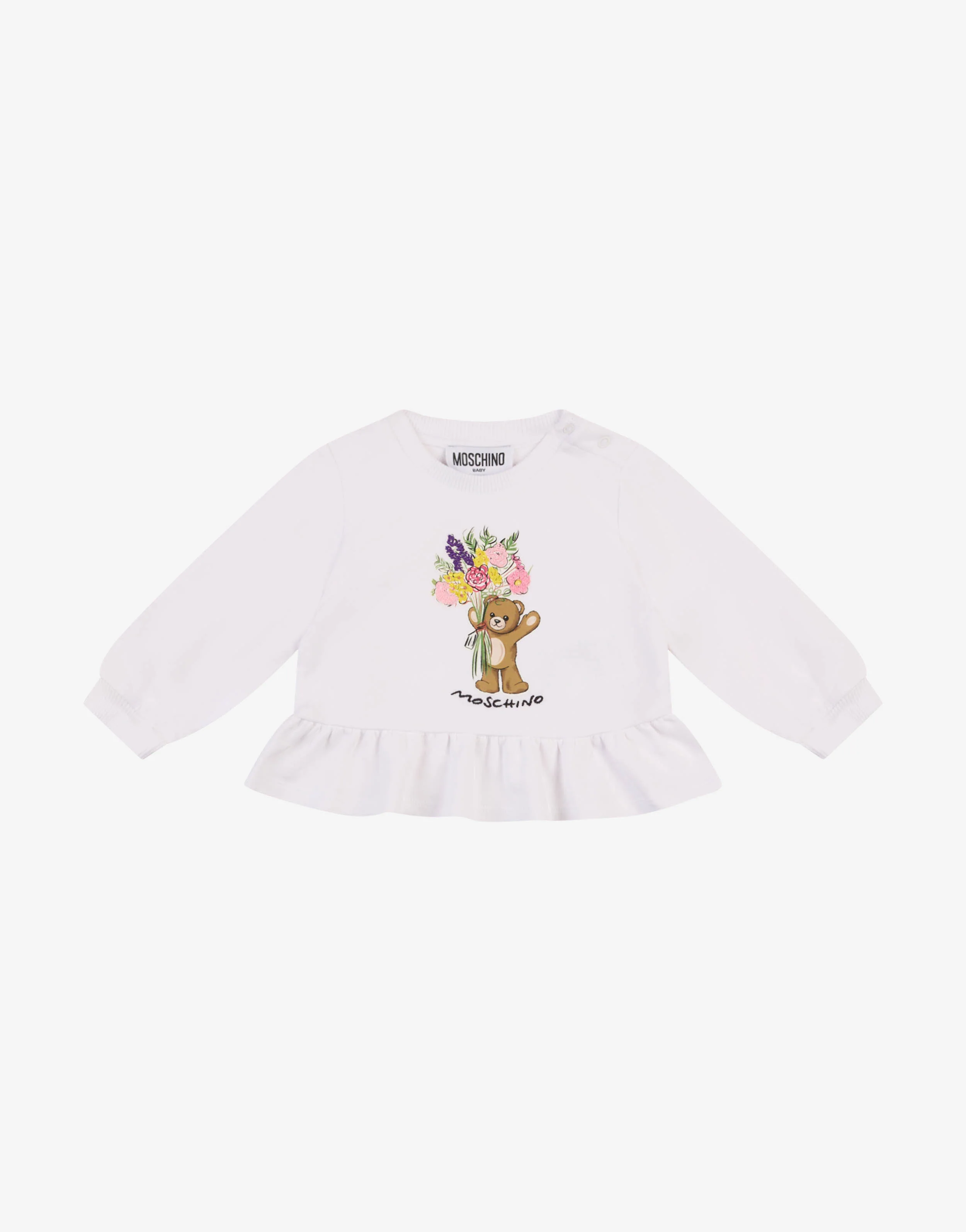Felpa in cotone Moschino Teddy Bear