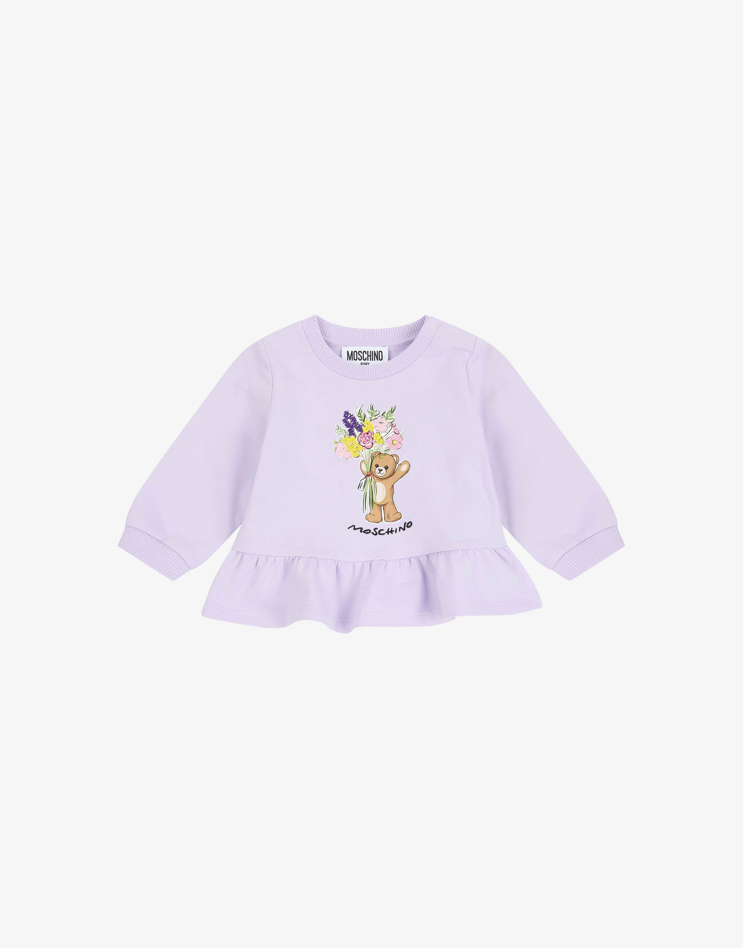 Felpa in cotone Moschino Teddy Bear