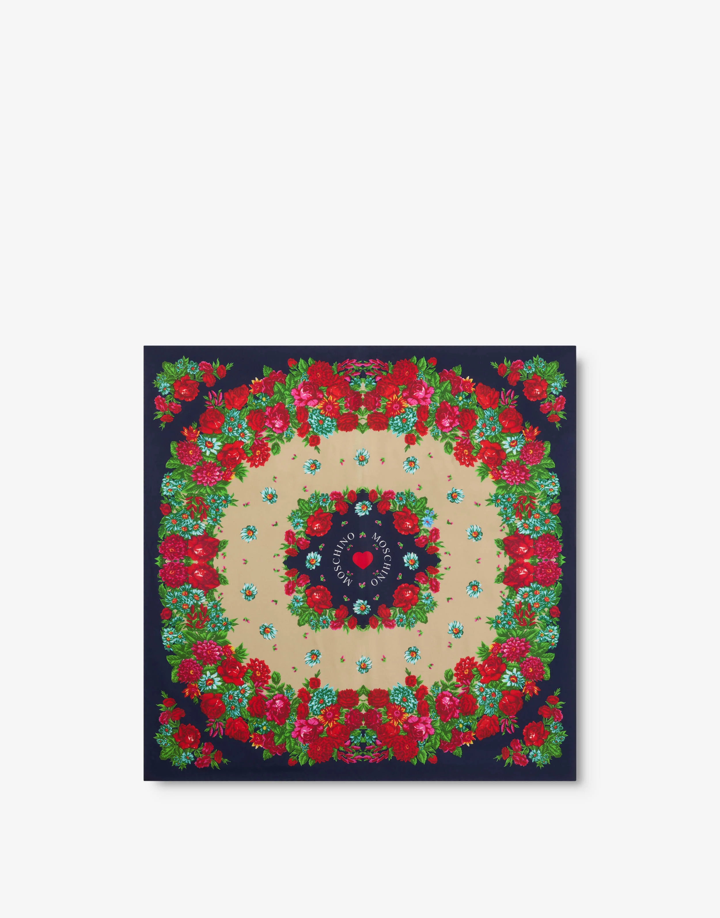 Foulard in seta stampato