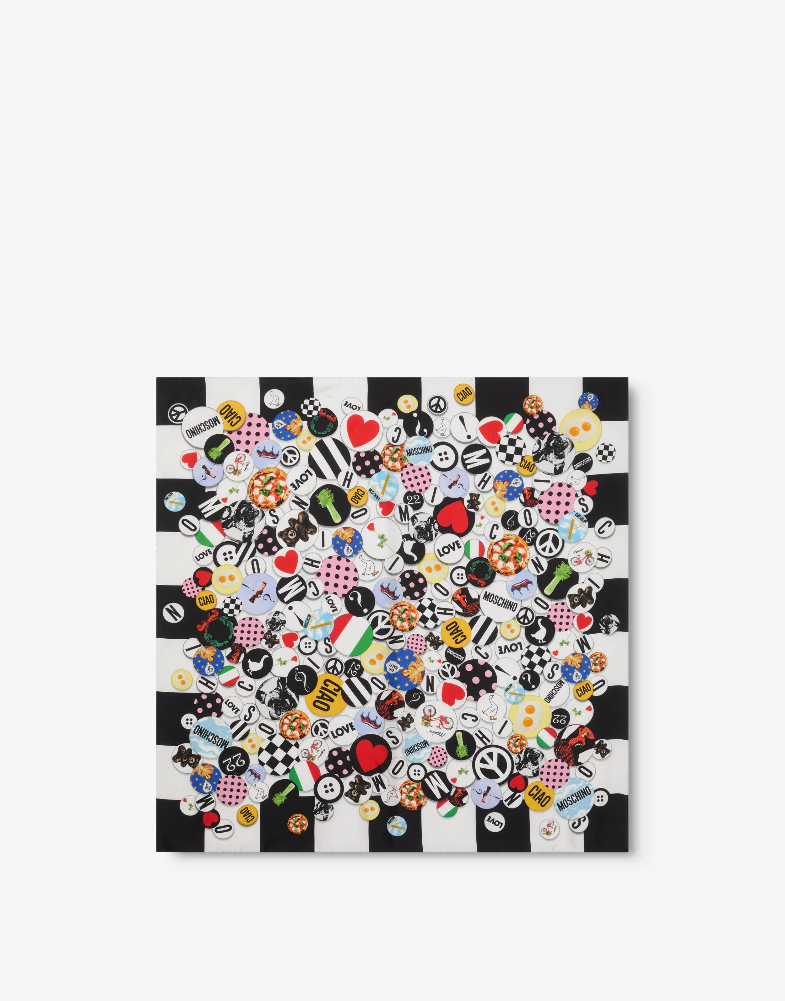 Foulard in seta stampato