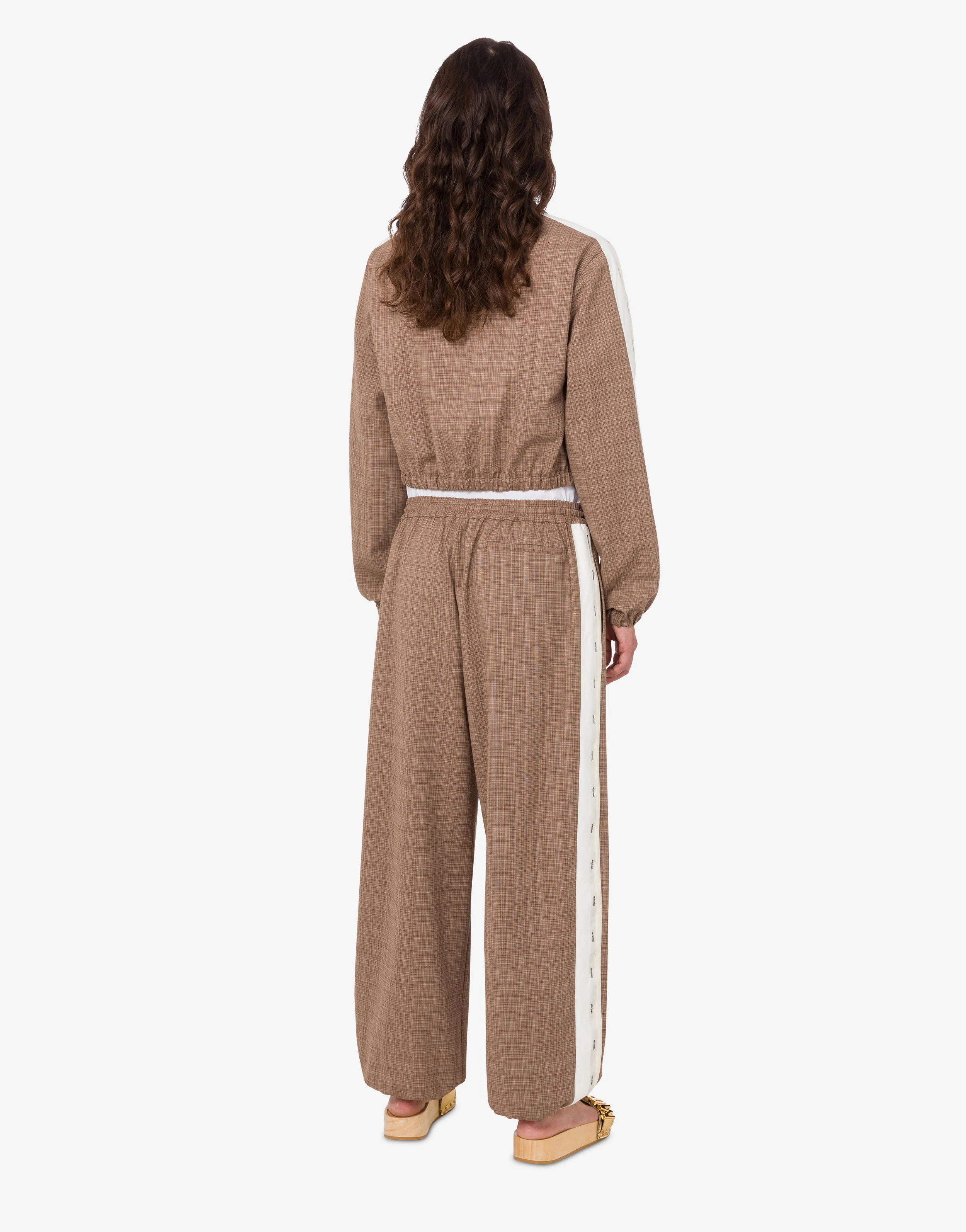 Giacca in panno di misto lana stretch - Image 3