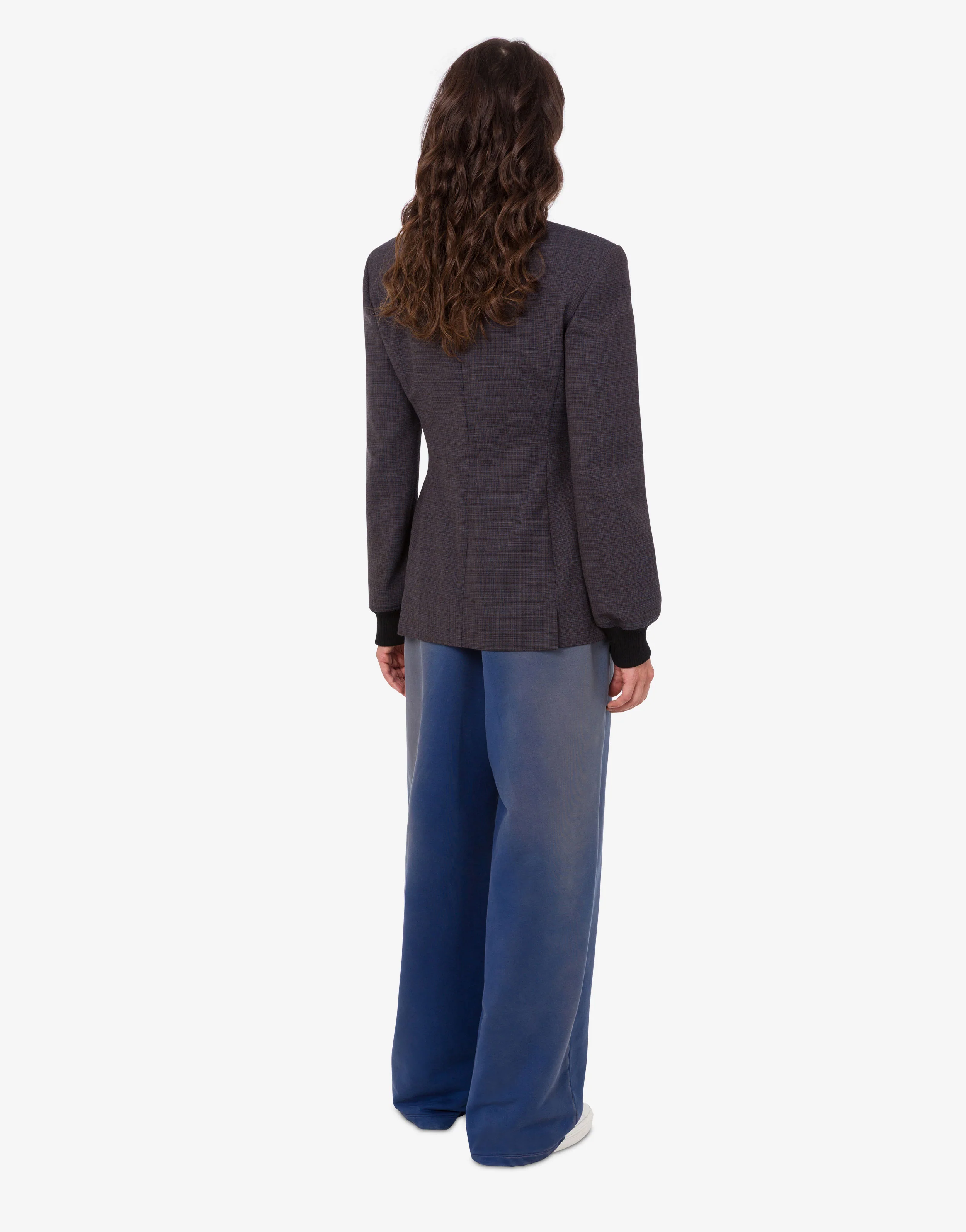 Giacca in panno di misto lana stretch - Image 3