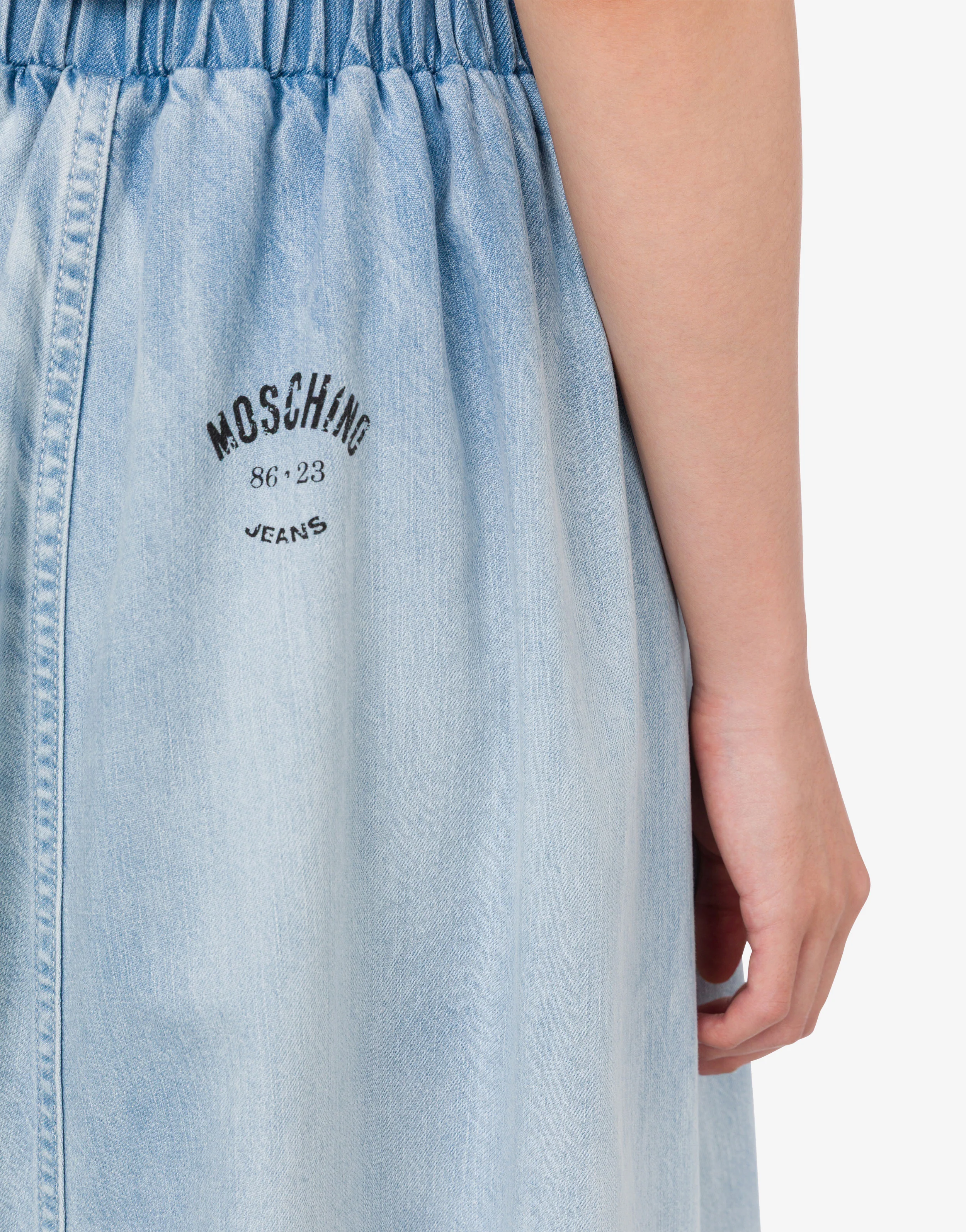 Gonna in denim di cotone leggero - Image 4