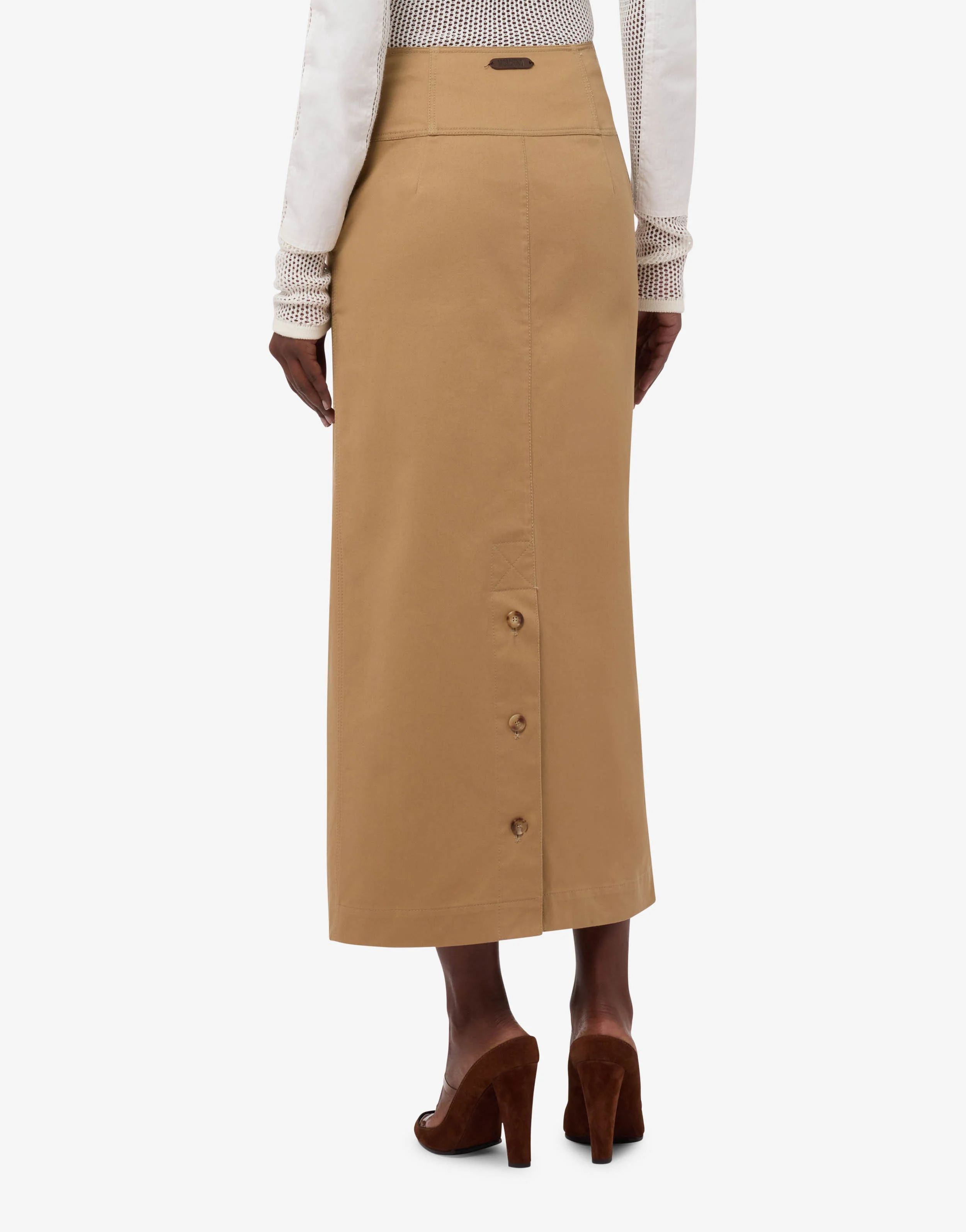 Gonna in gabardina di cotone - Image 3