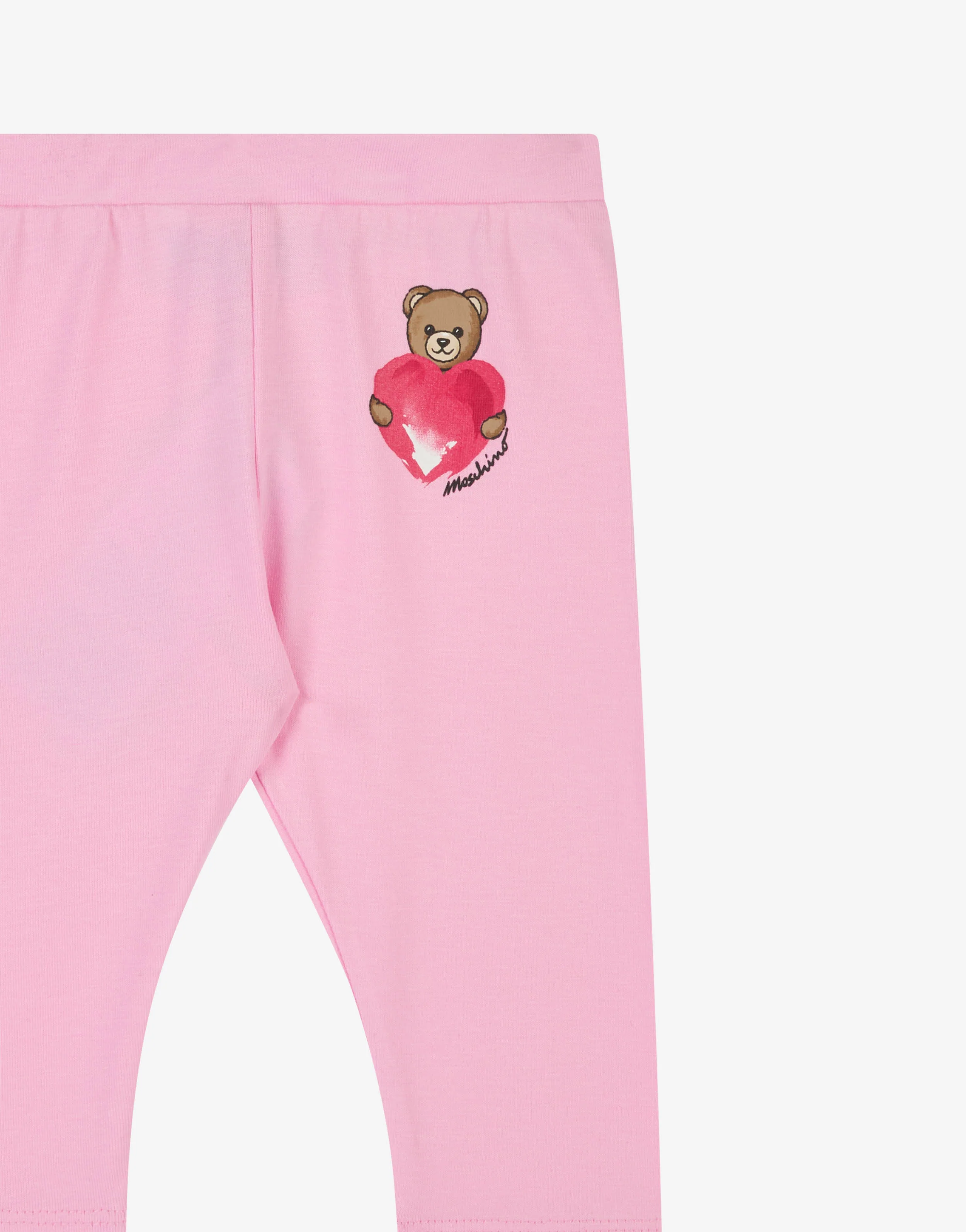 Leggings in jersey di cotone Moschino Teddy Bear - Image 3
