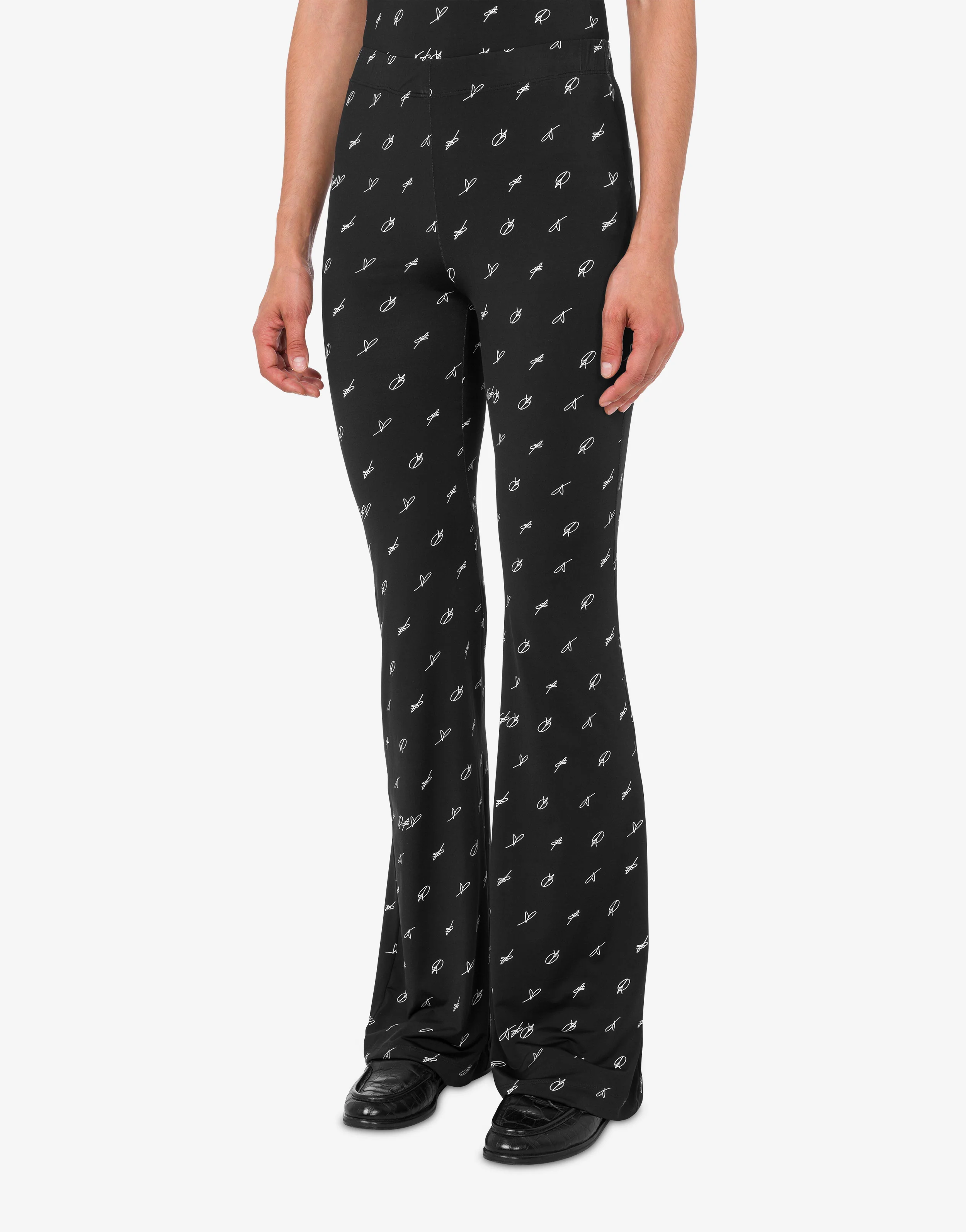 Leggings in jersey tecnico stampato - Image 2