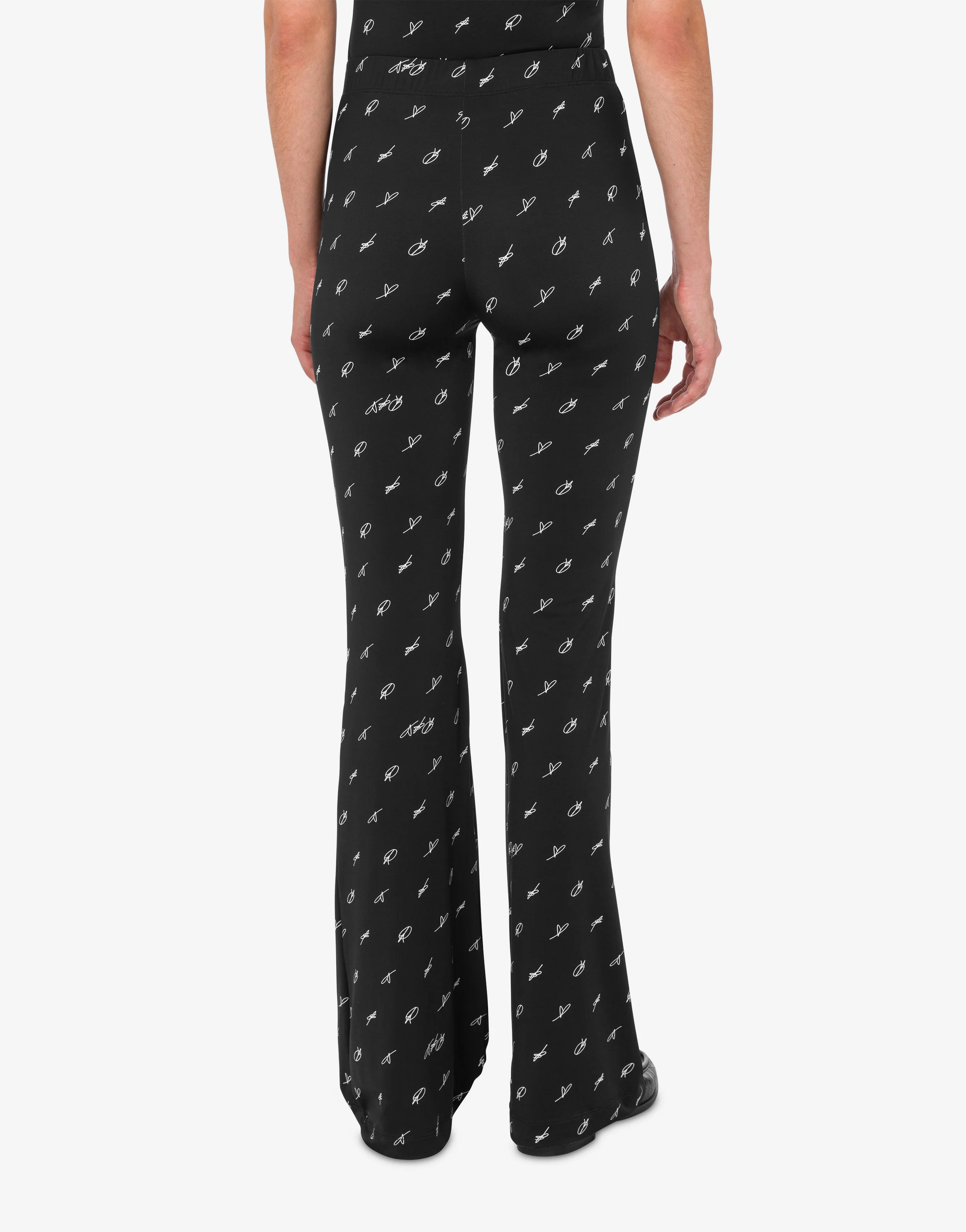Leggings in jersey tecnico stampato - Image 3