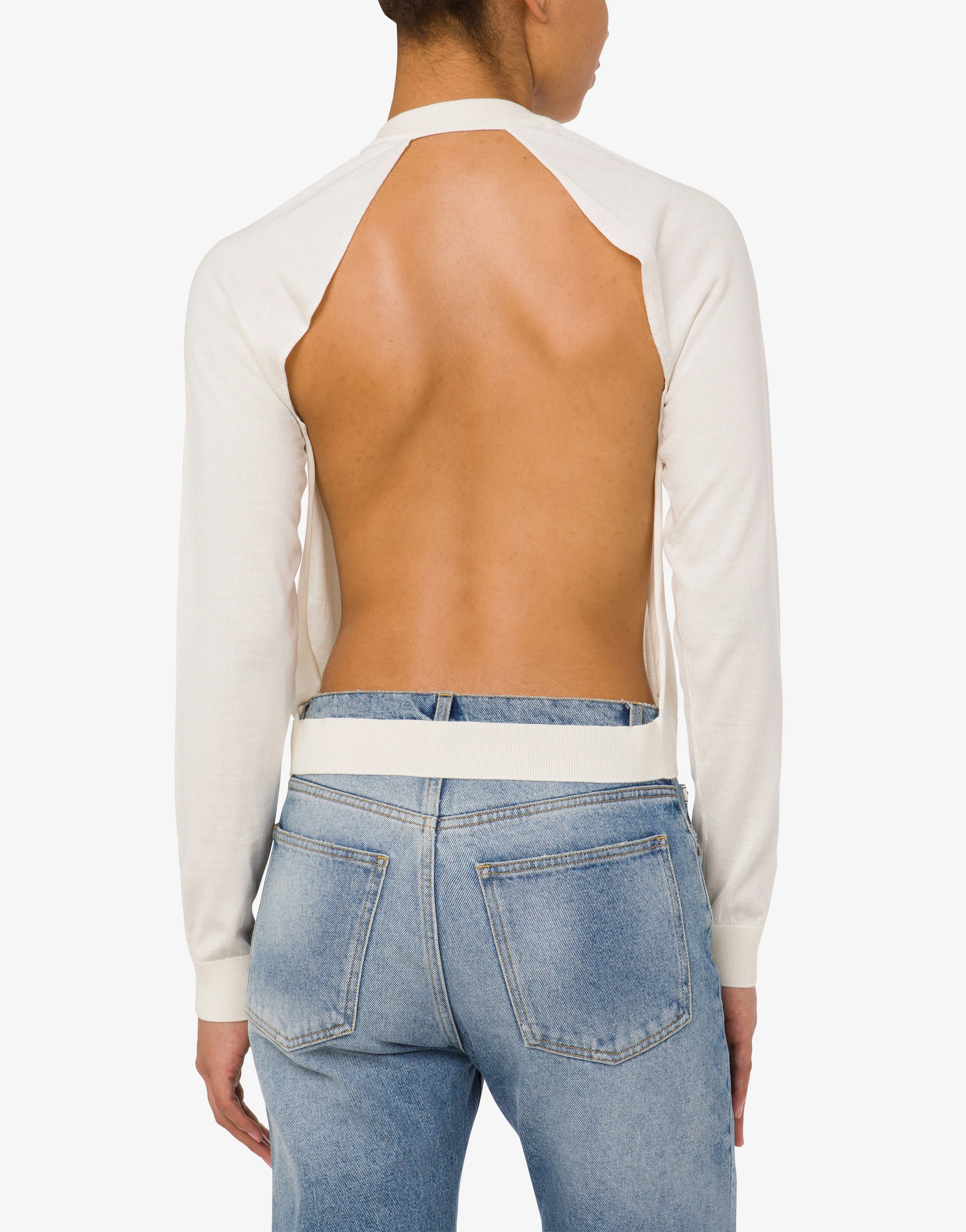 Maglia in lana Golden M con cut-out - Image 3