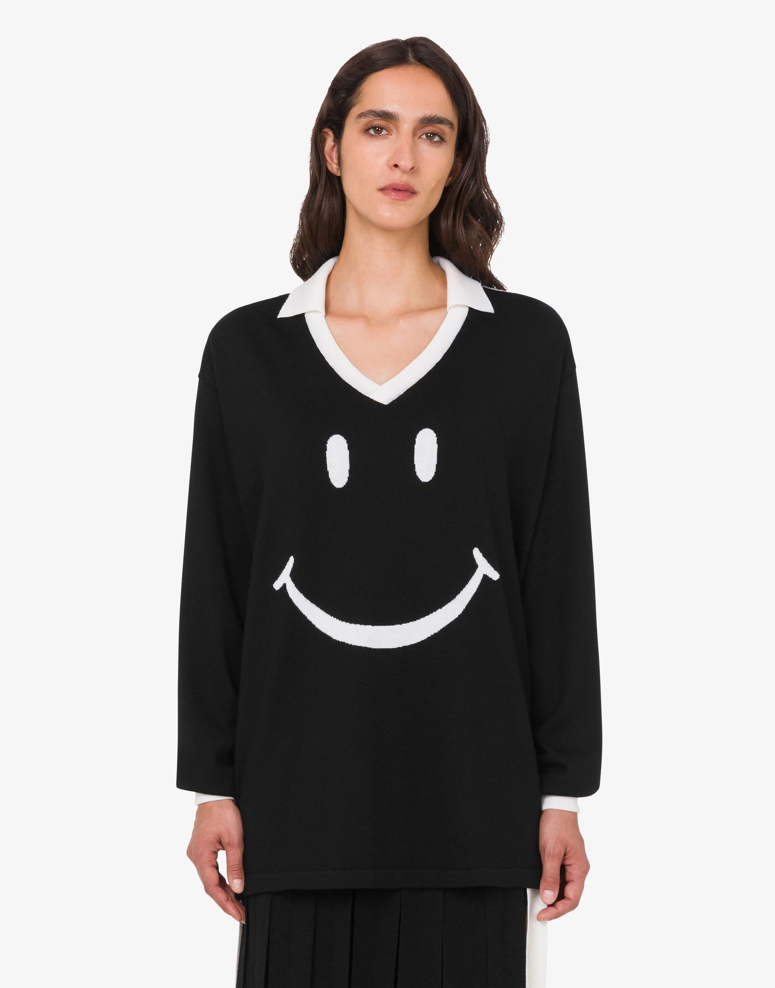 Maglia in lana merino extrafine Smiley®