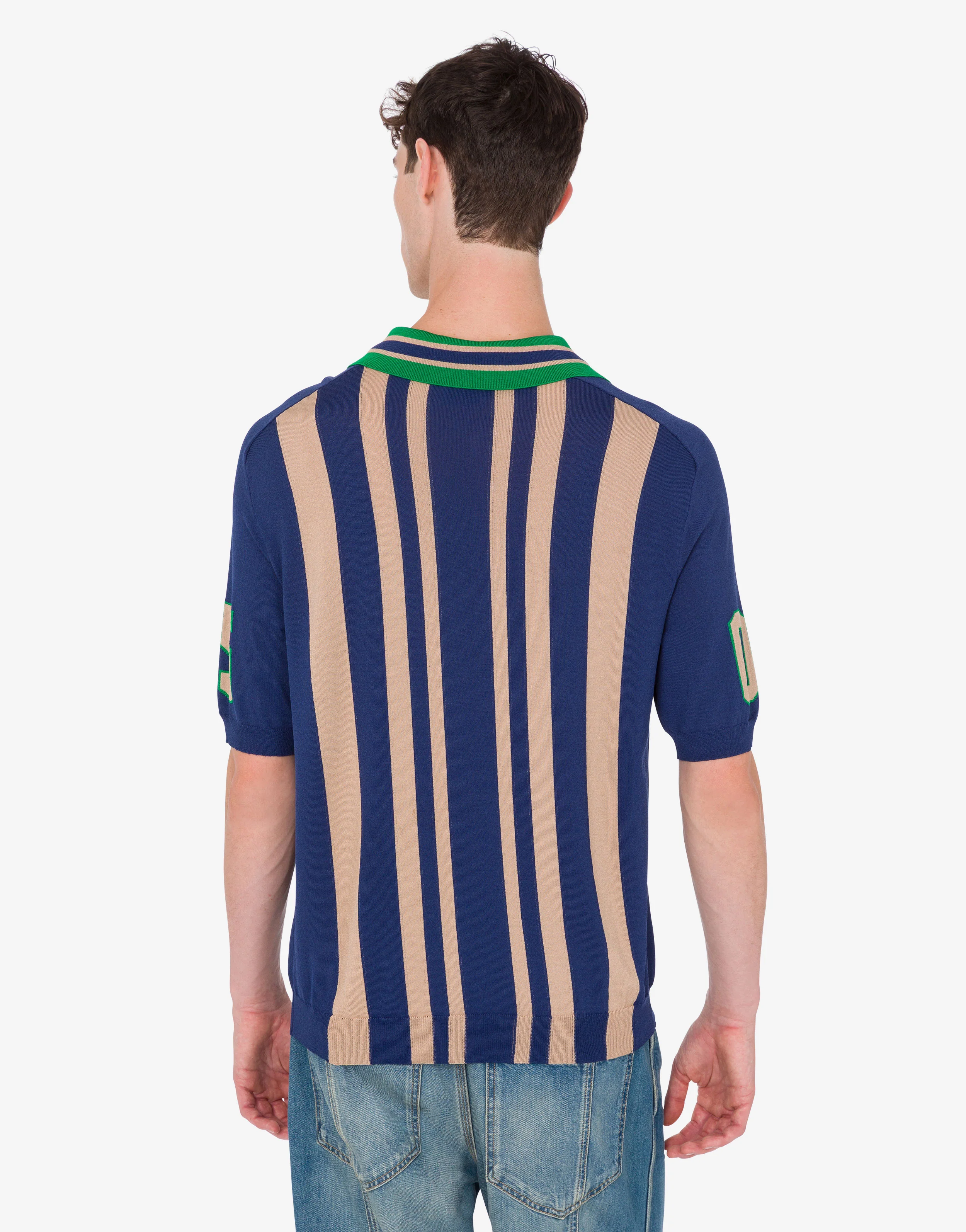 Maglia stretch intarsiata - Image 3