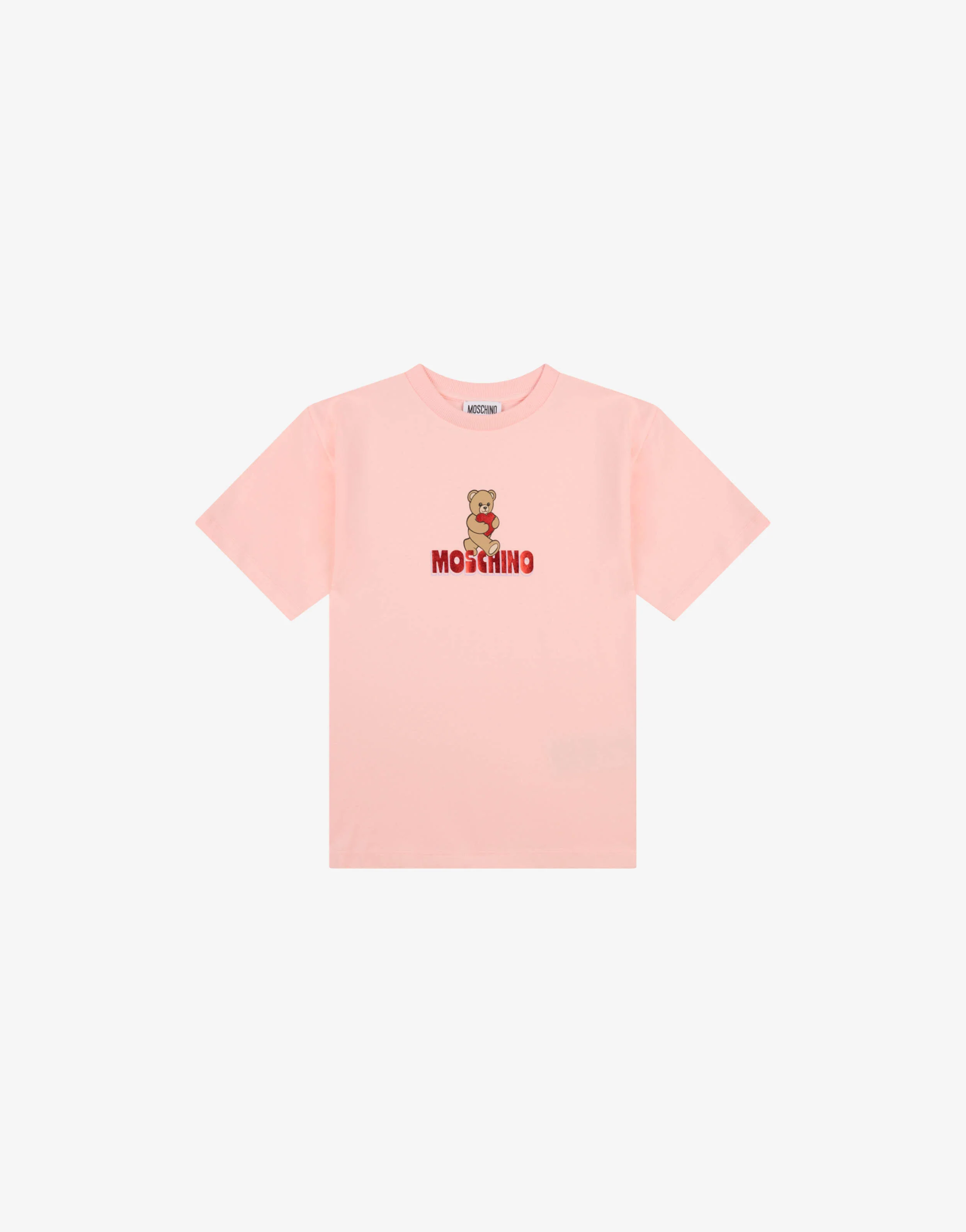 Maxi t-shirt in jersey di cotone Moschino Teddy Bear