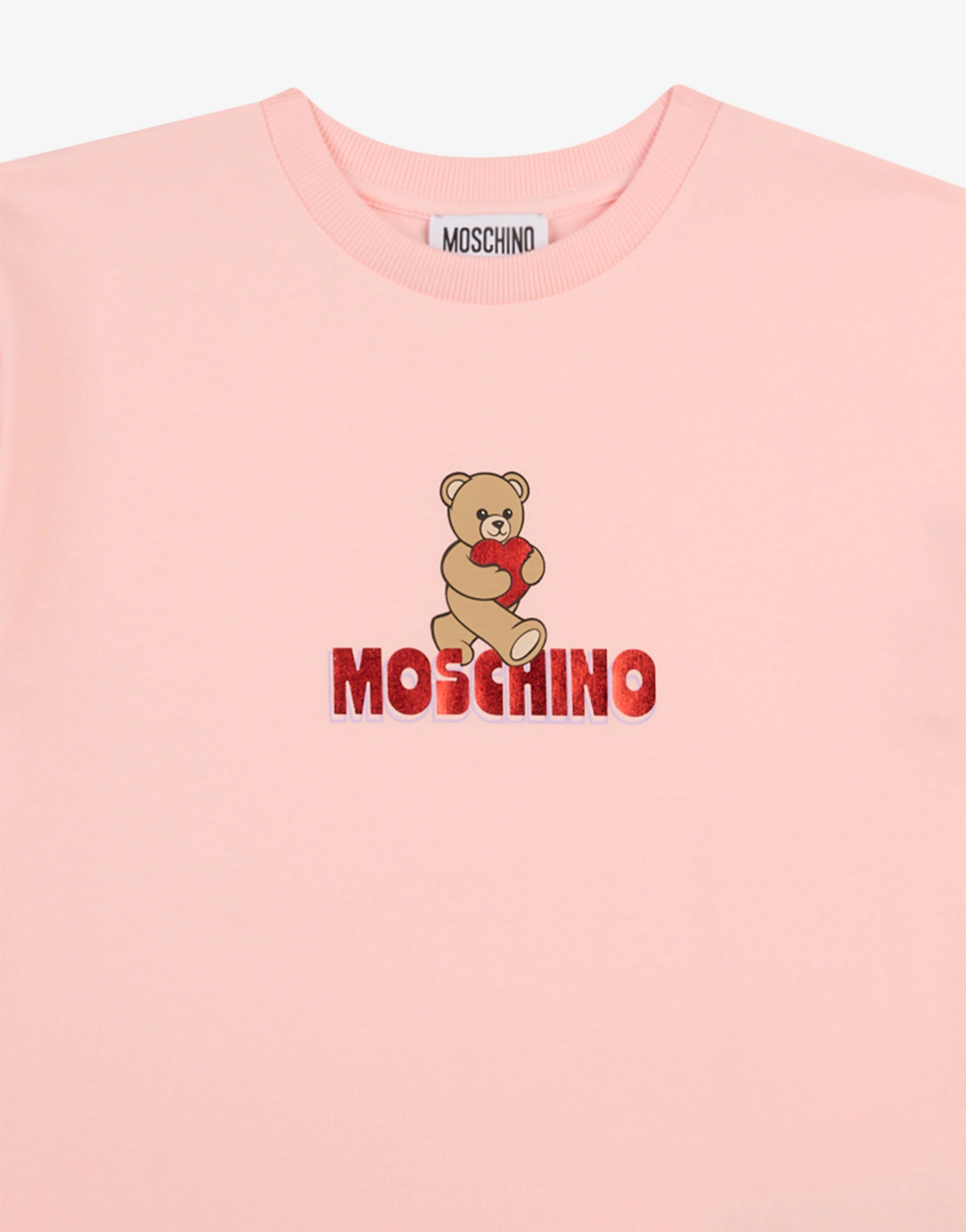 Maxi t-shirt in jersey di cotone Moschino Teddy Bear - Image 3