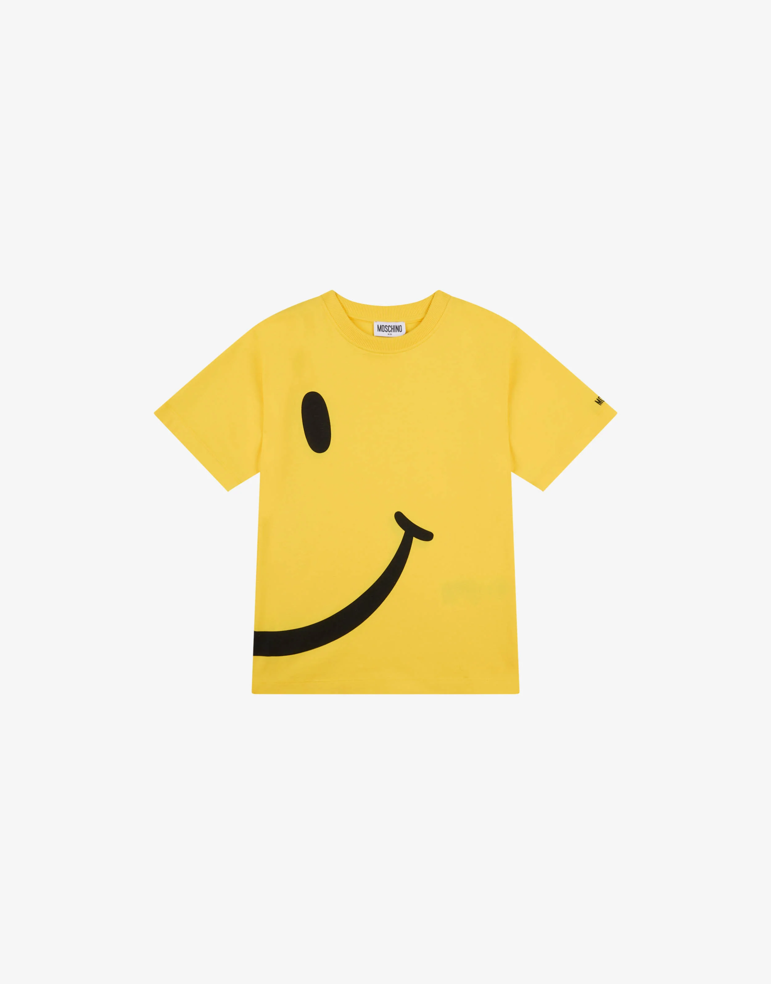 Maxi t-shirt in jersey di cotone Smiley