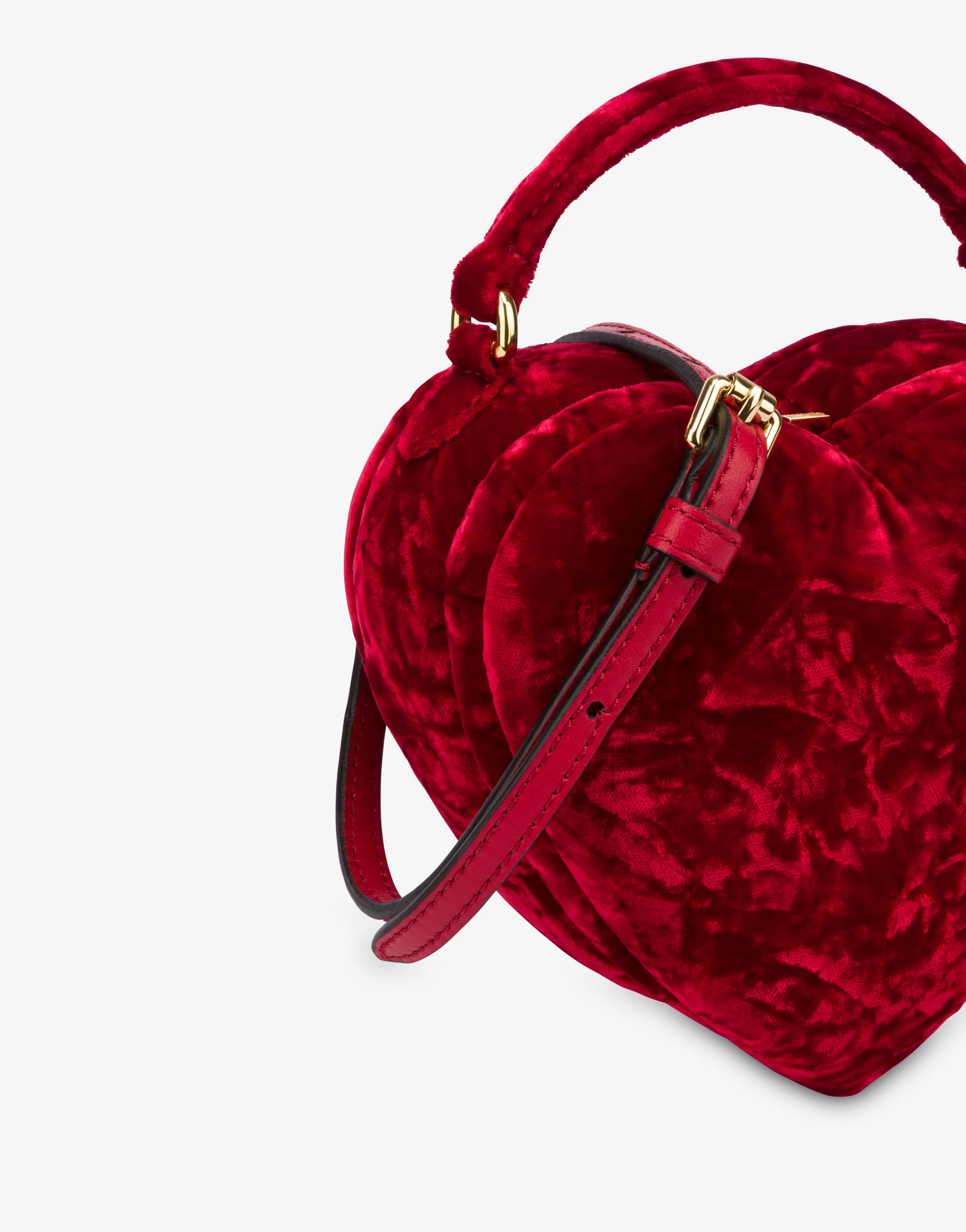 Moschino Love Me bag in velluto - Image 4