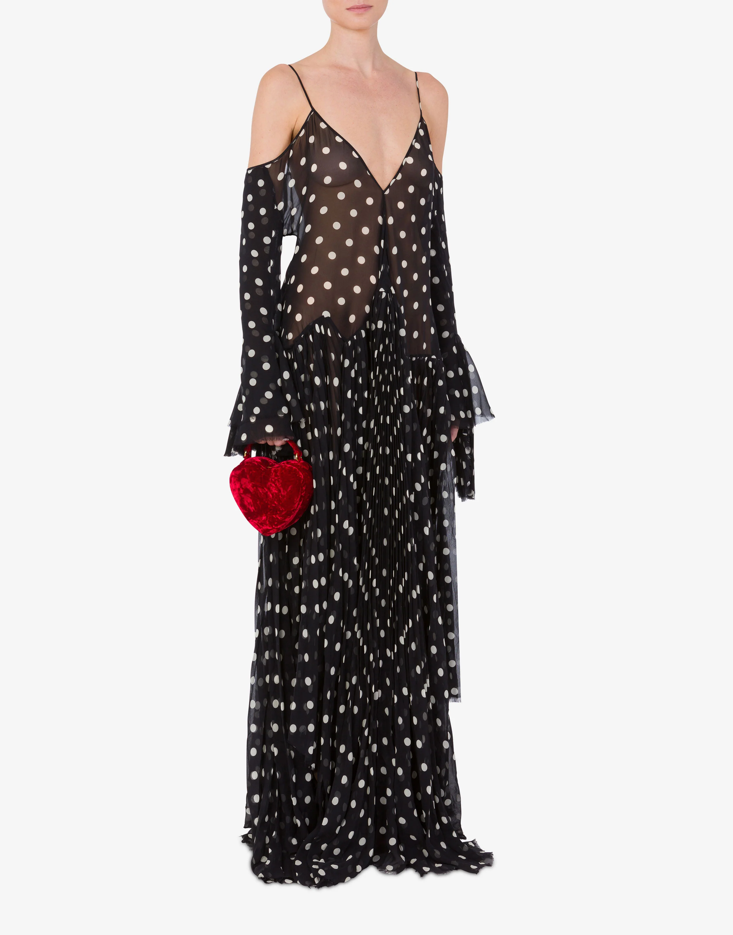 Moschino Love Me bag in velluto - Image 5