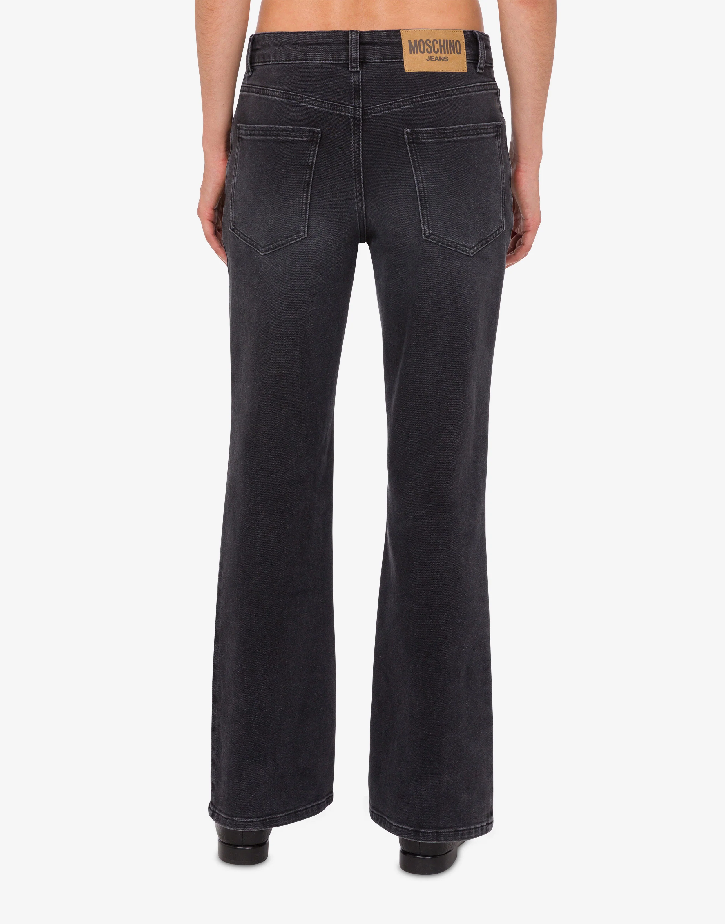 Pantalone in denim di cotone stretch - Image 3