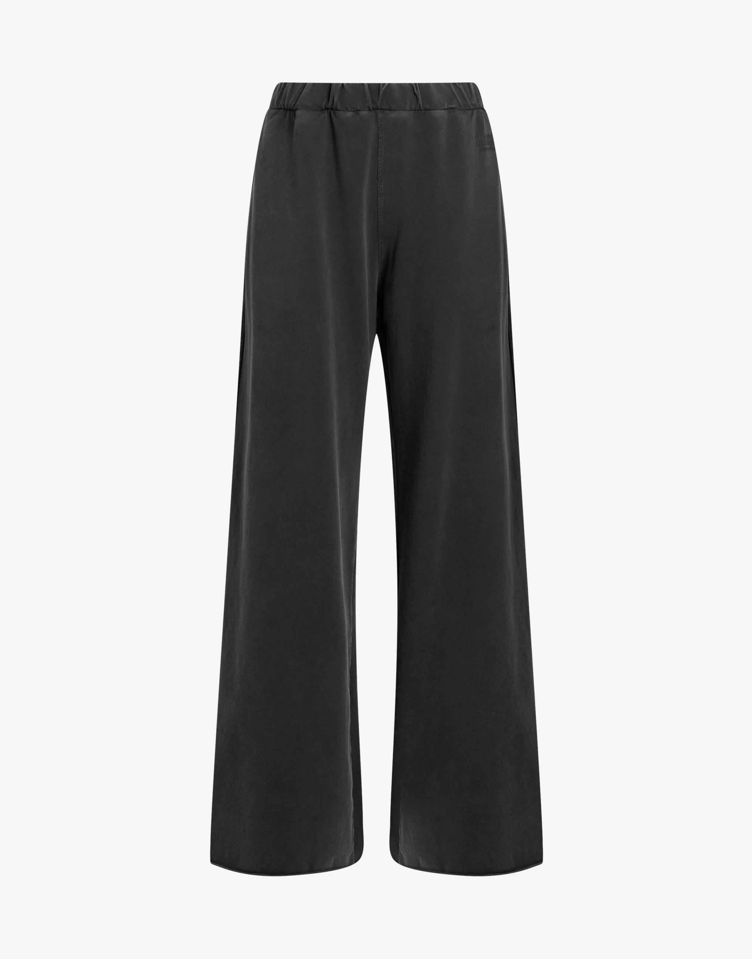 Pantalone in felpa di cotone tinto in capo