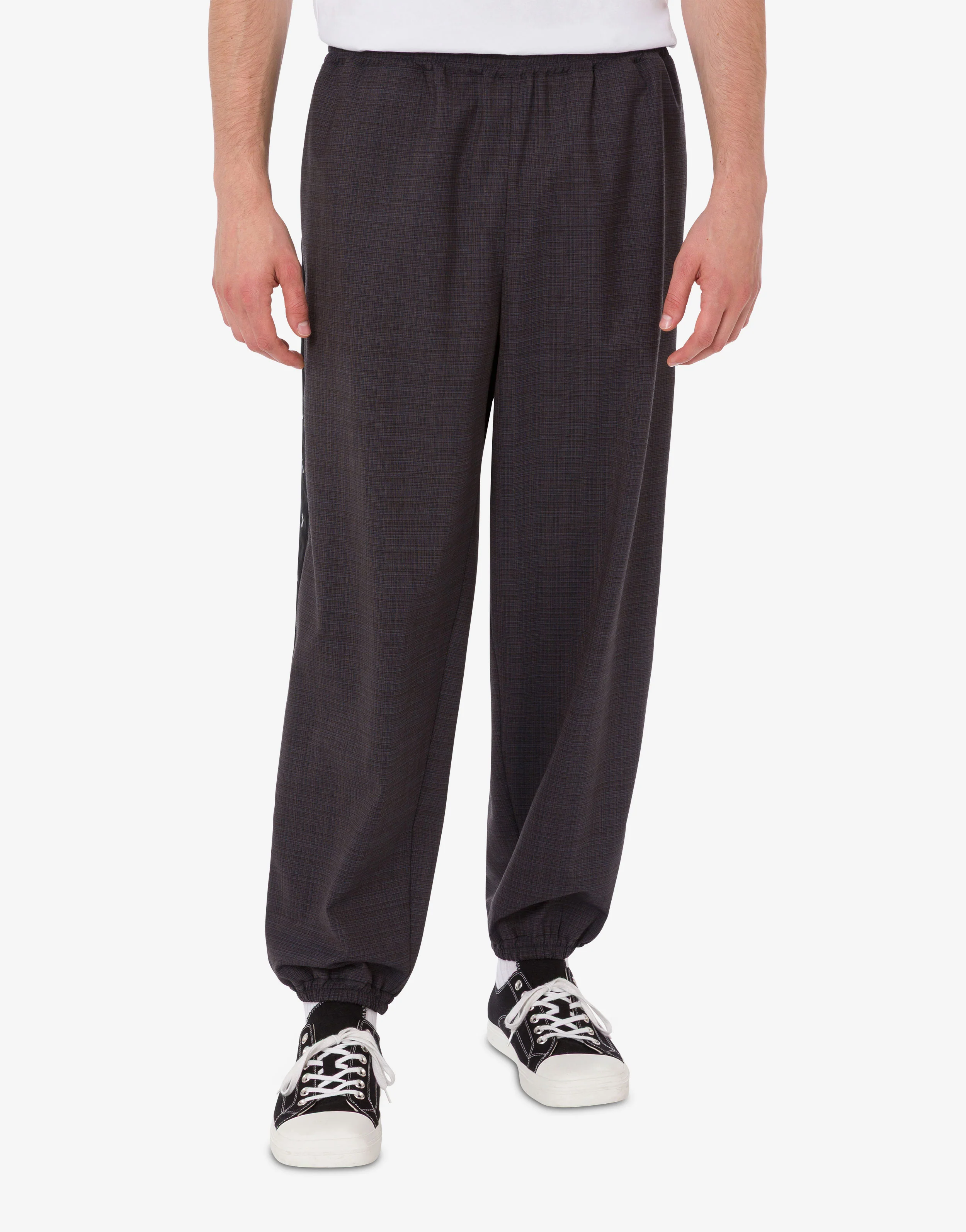 Pantalone in panno di misto lana stretch