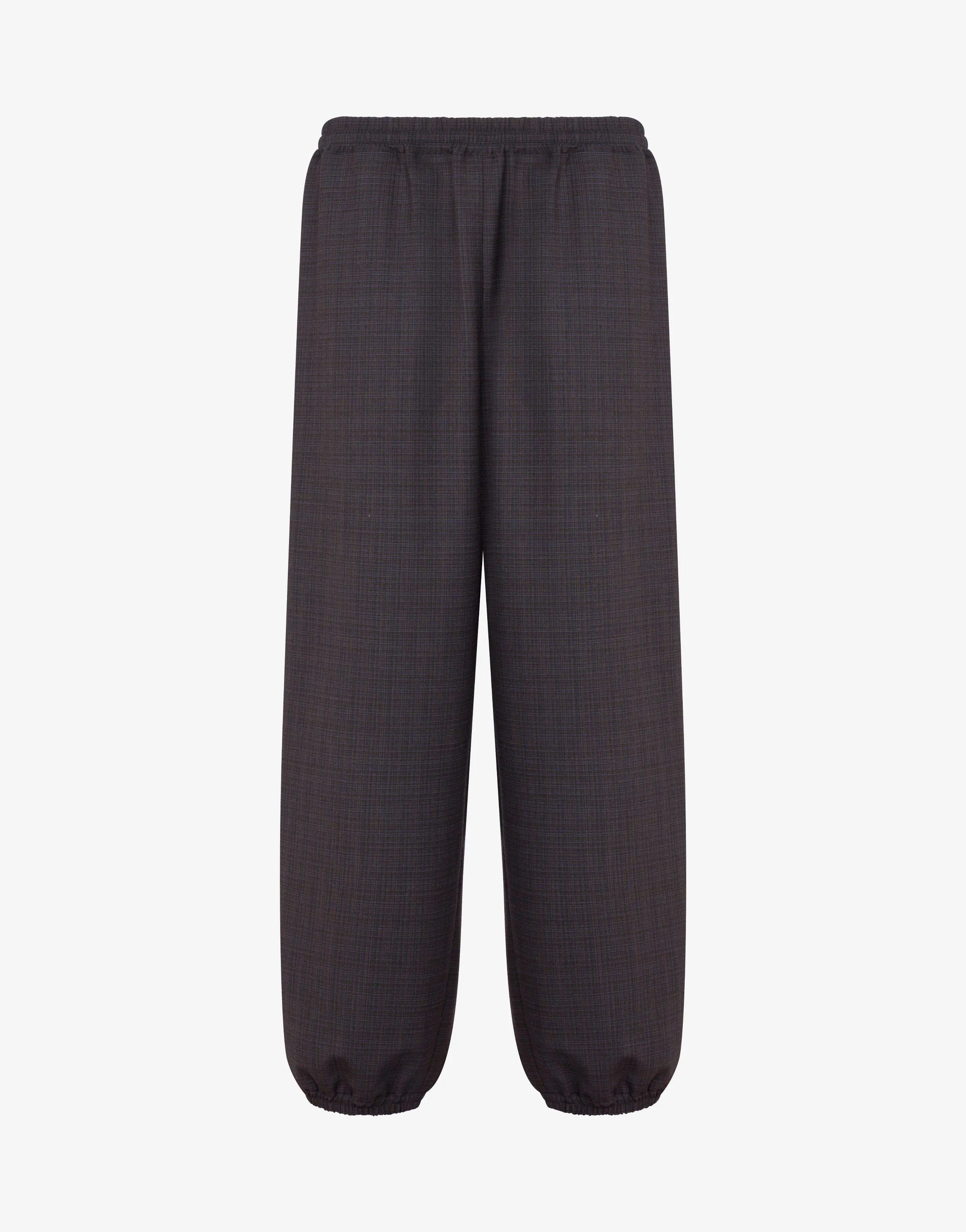 Pantalone in panno di misto lana stretch - Image 5