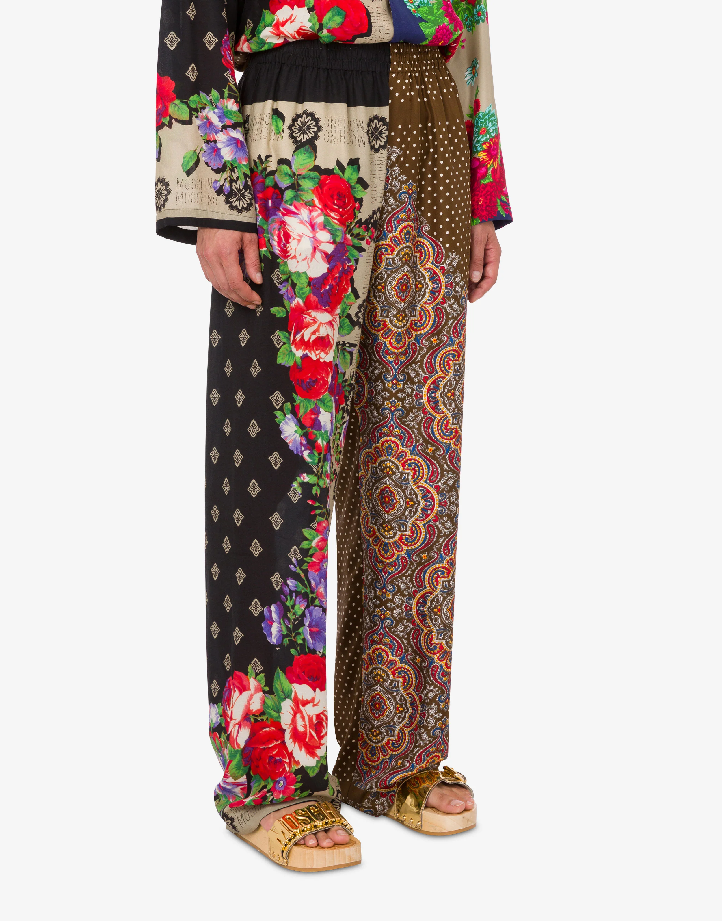 Pantalone in seta stampato - Image 2