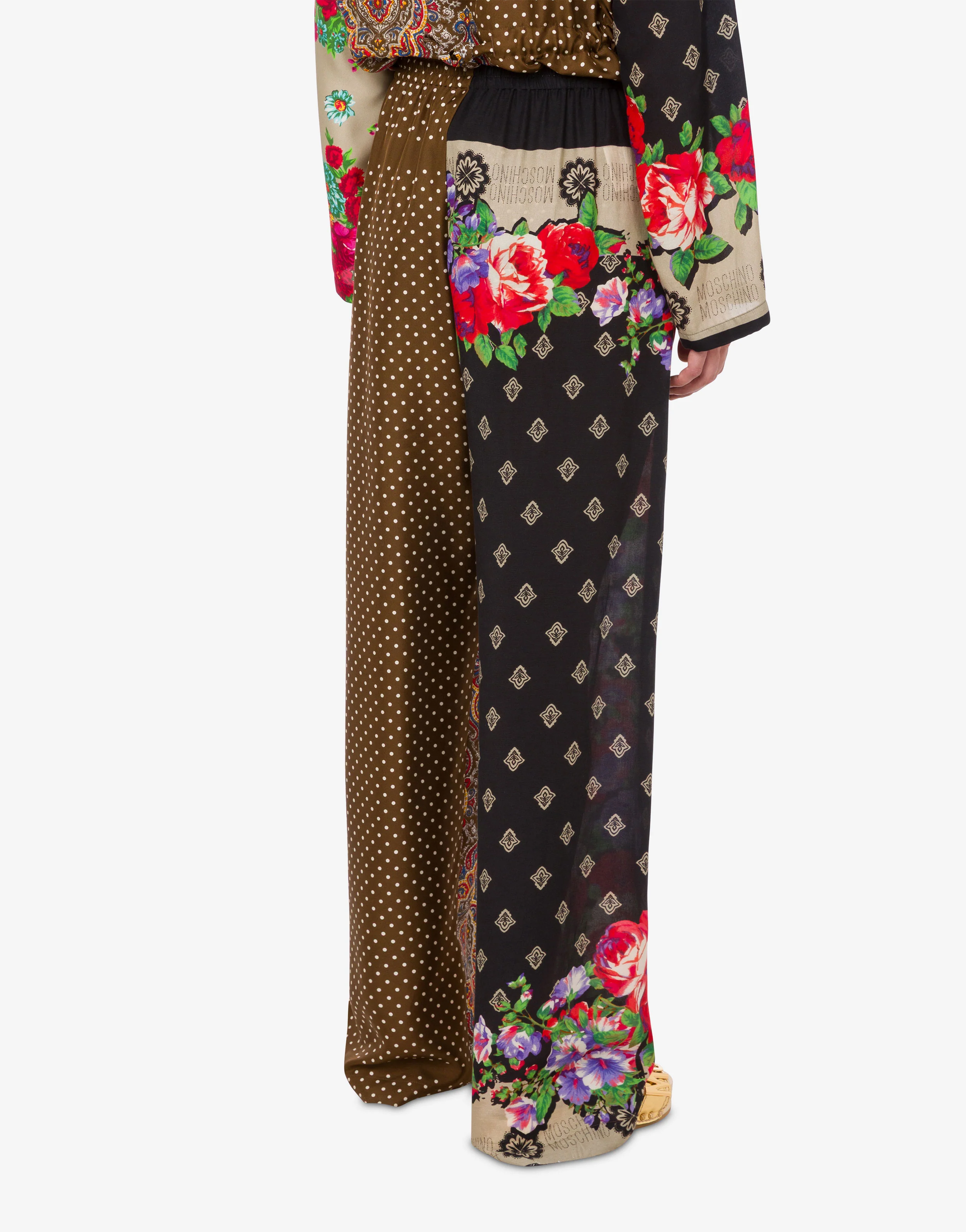 Pantalone in seta stampato - Image 3