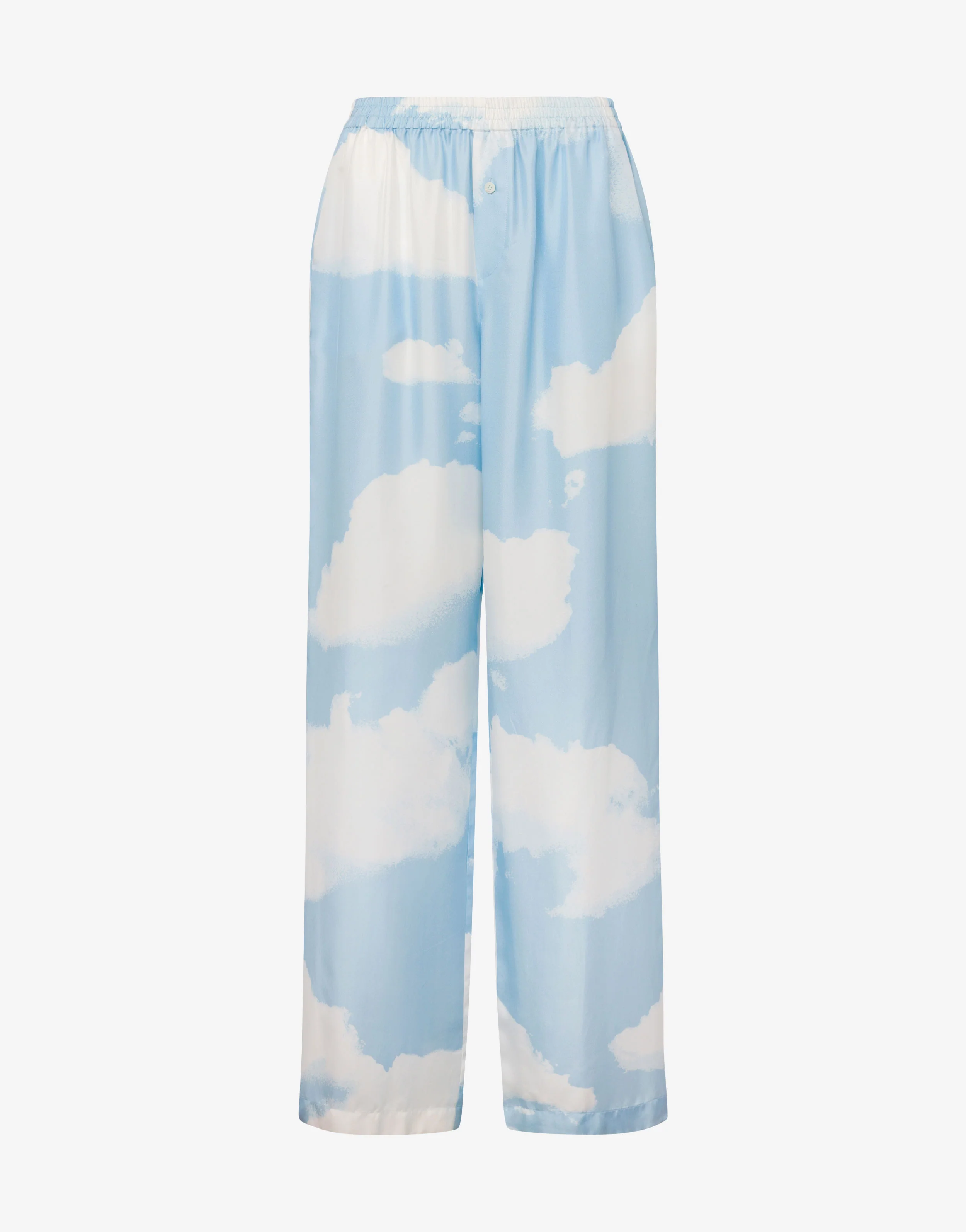 Pantalone in twill di seta Archive Clouds