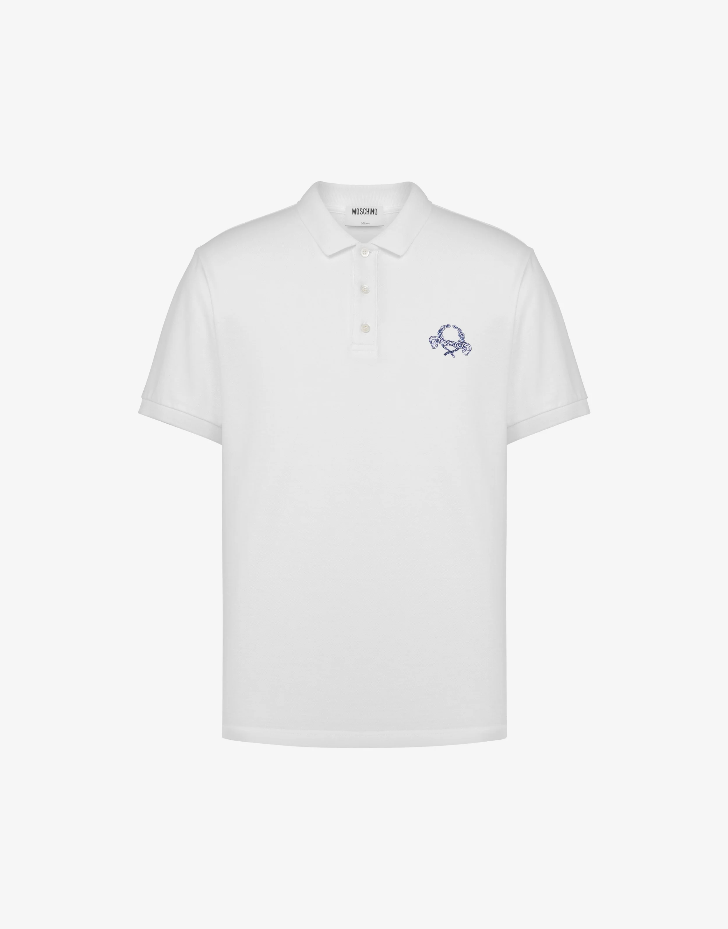 Polo in piquet di cotone Laurel Crown