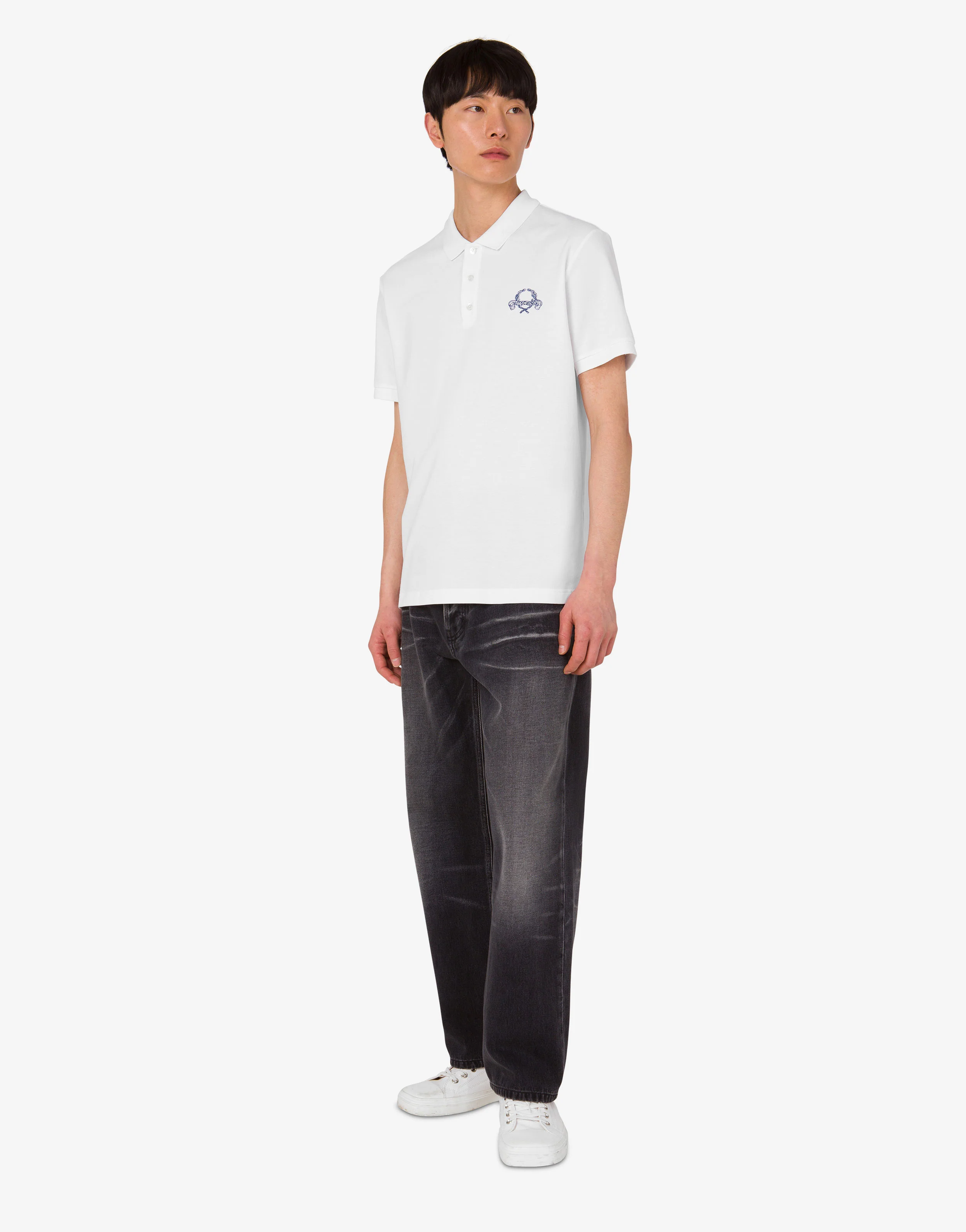 Polo in piquet di cotone Laurel Crown - Image 2