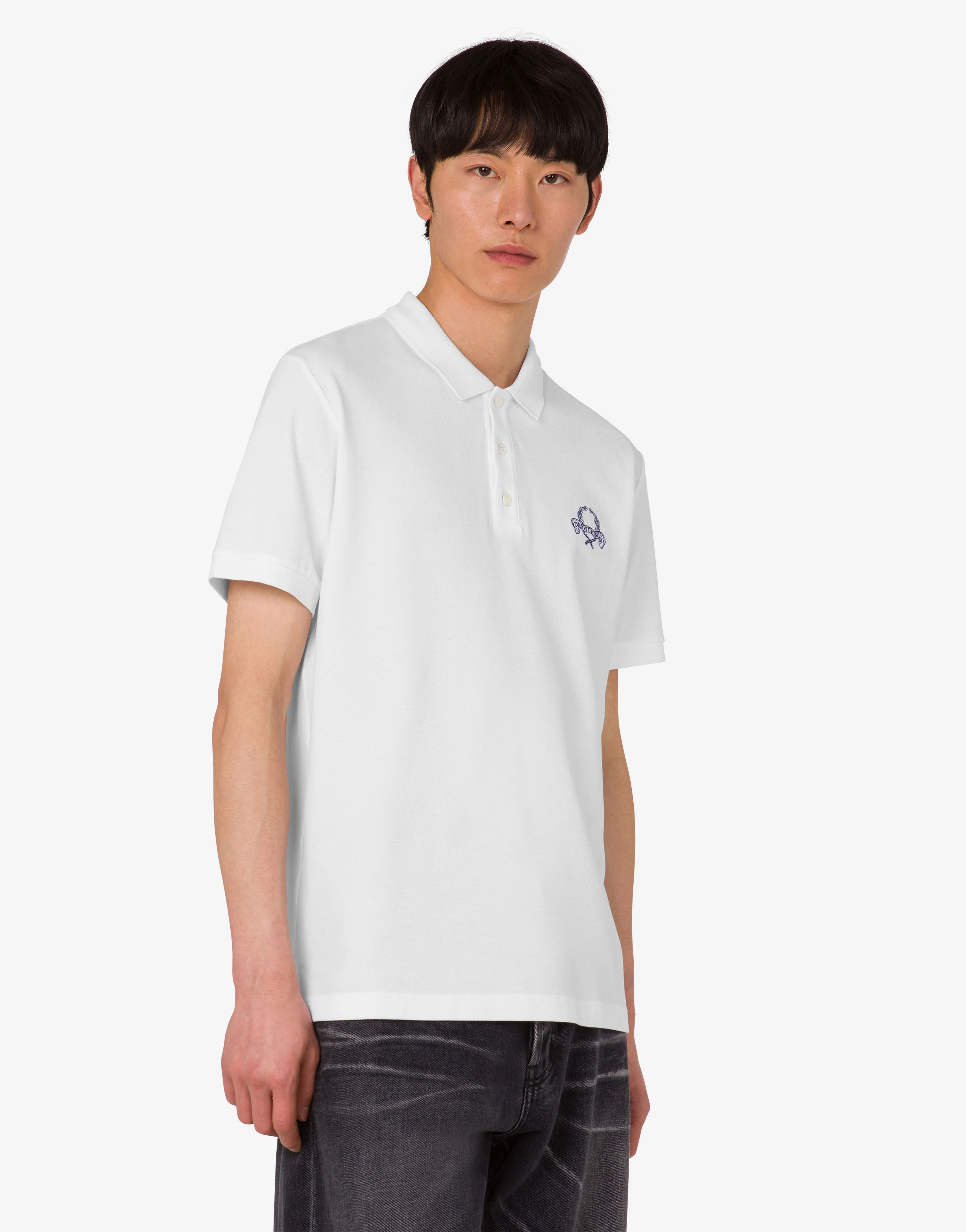 Polo in piquet di cotone Laurel Crown - Image 3