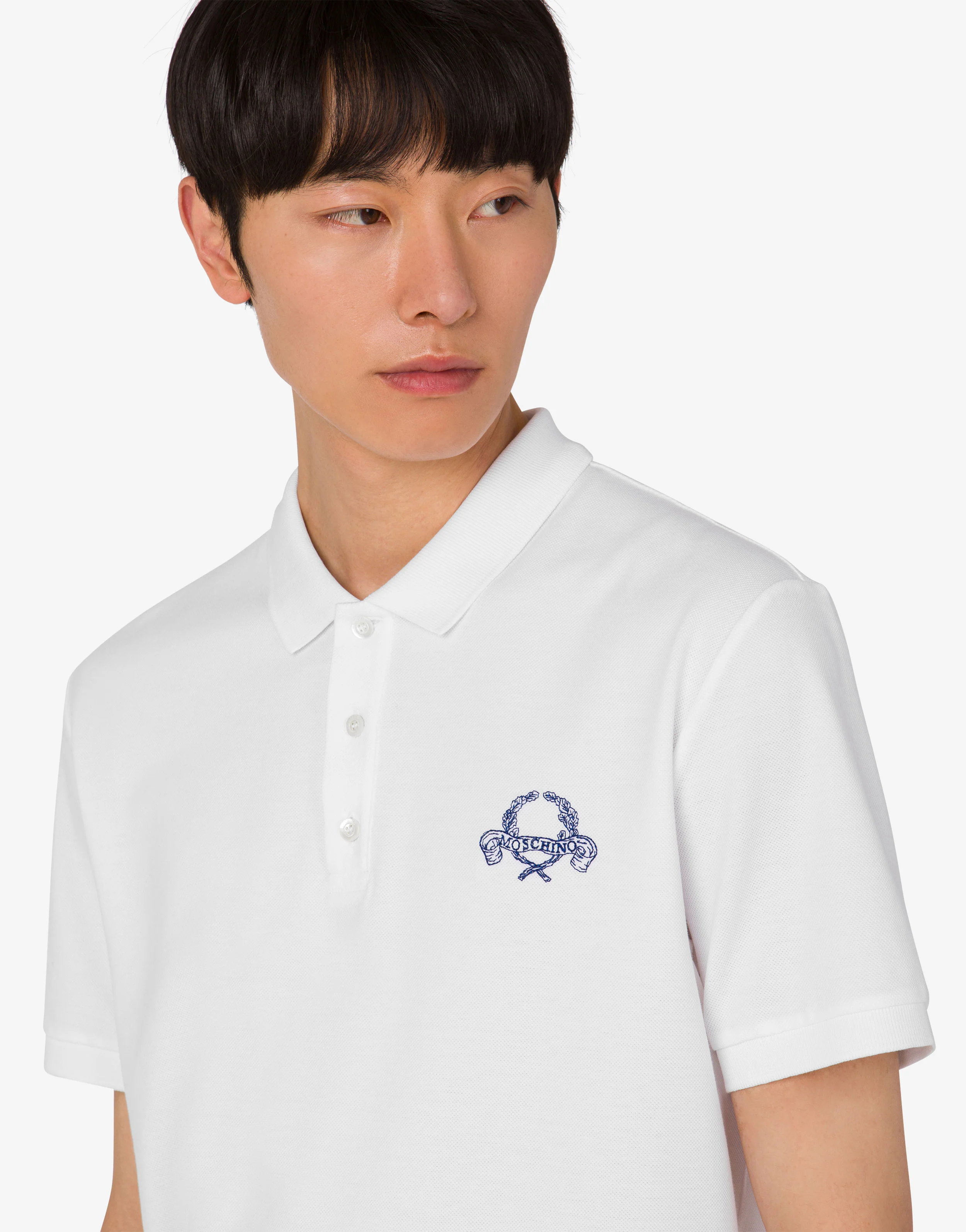 Polo in piquet di cotone Laurel Crown - Image 5