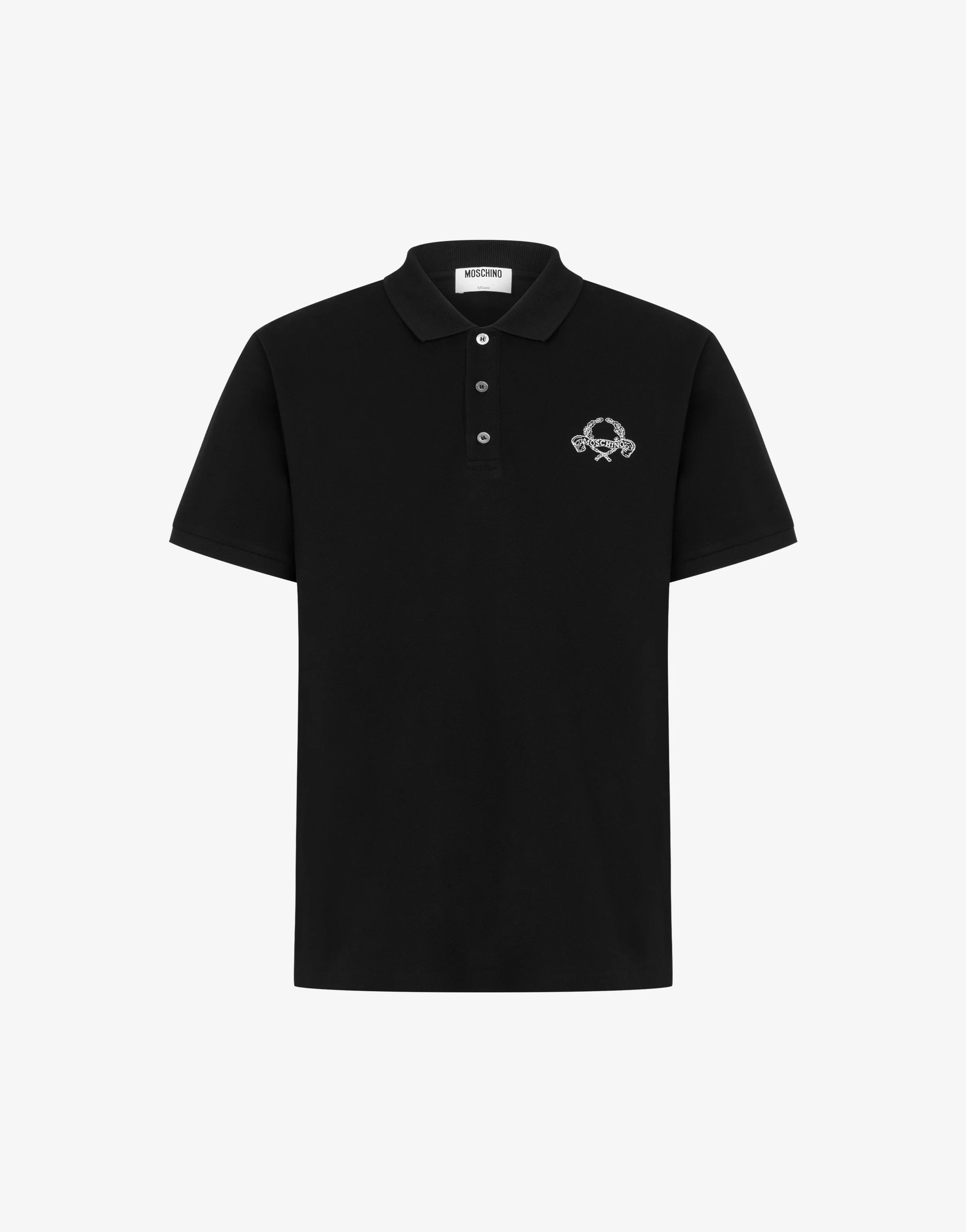 Polo in piquet di cotone Laurel Crown