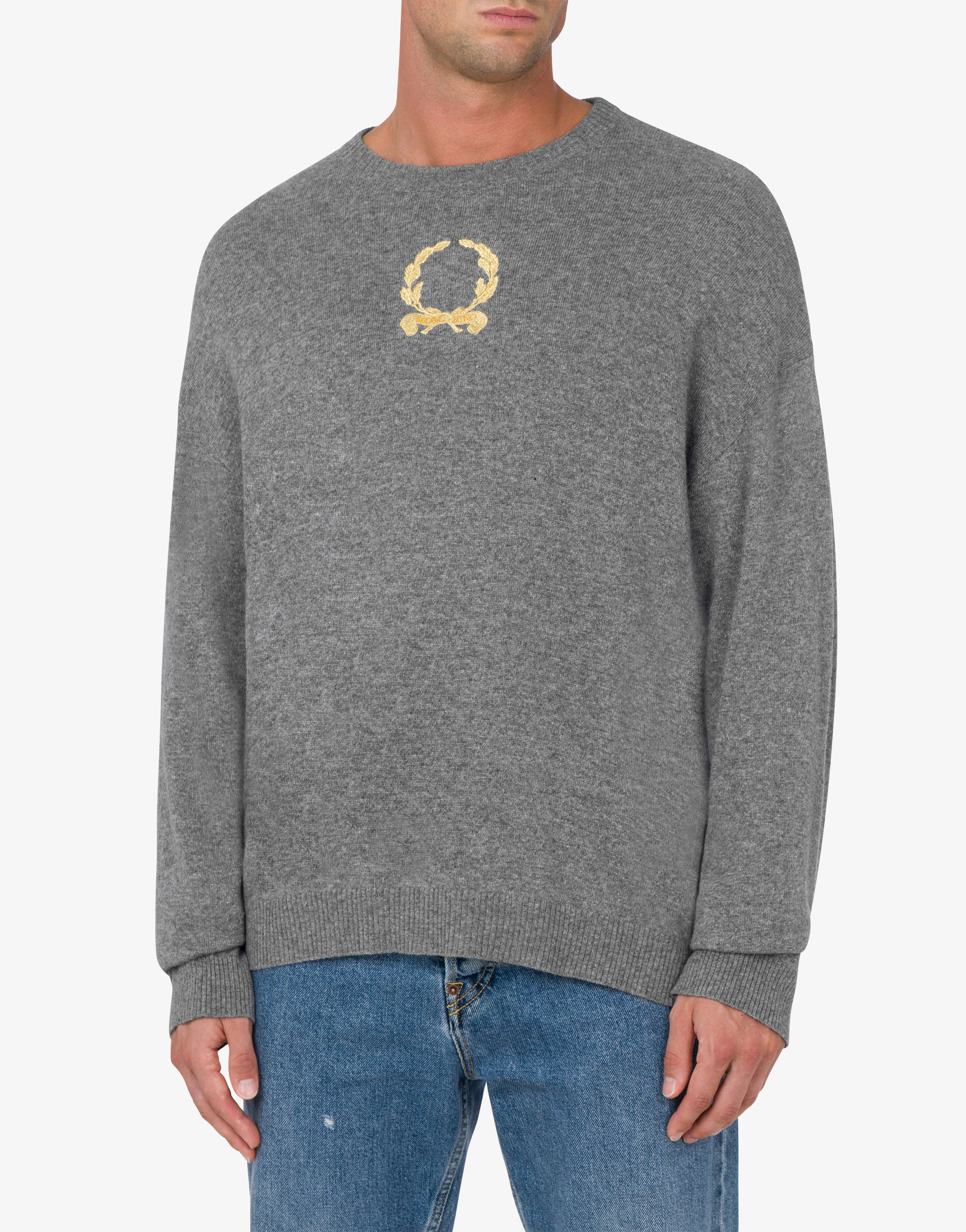 Pullover in lana e cashmere Laurel Crown Embroidery - Image 2