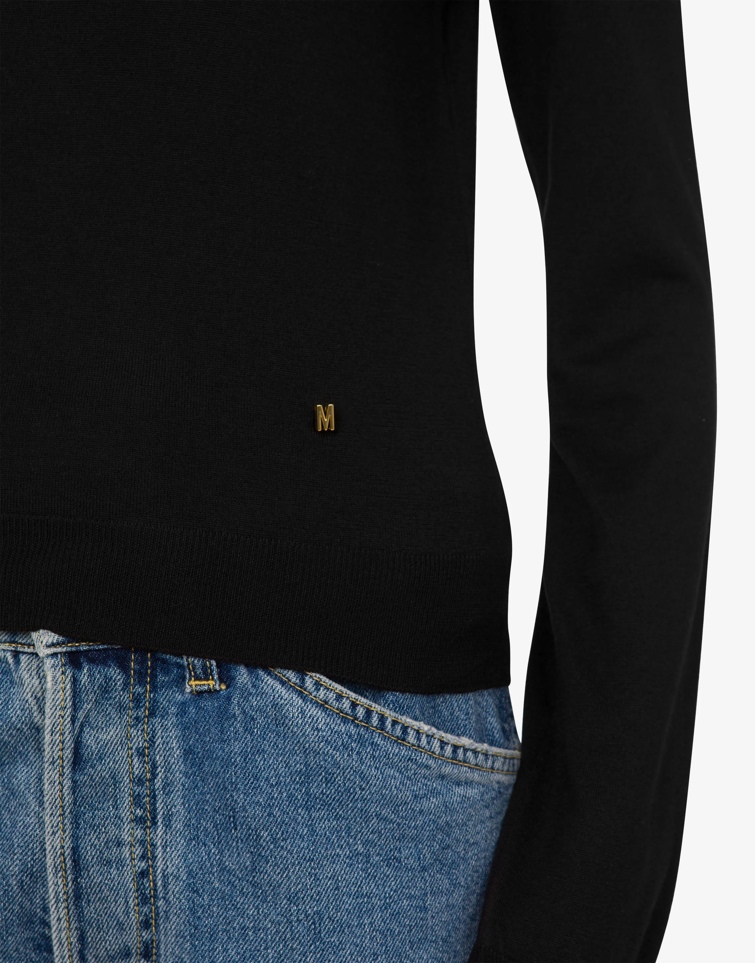 Pullover in lana e seta Golden M - Image 4