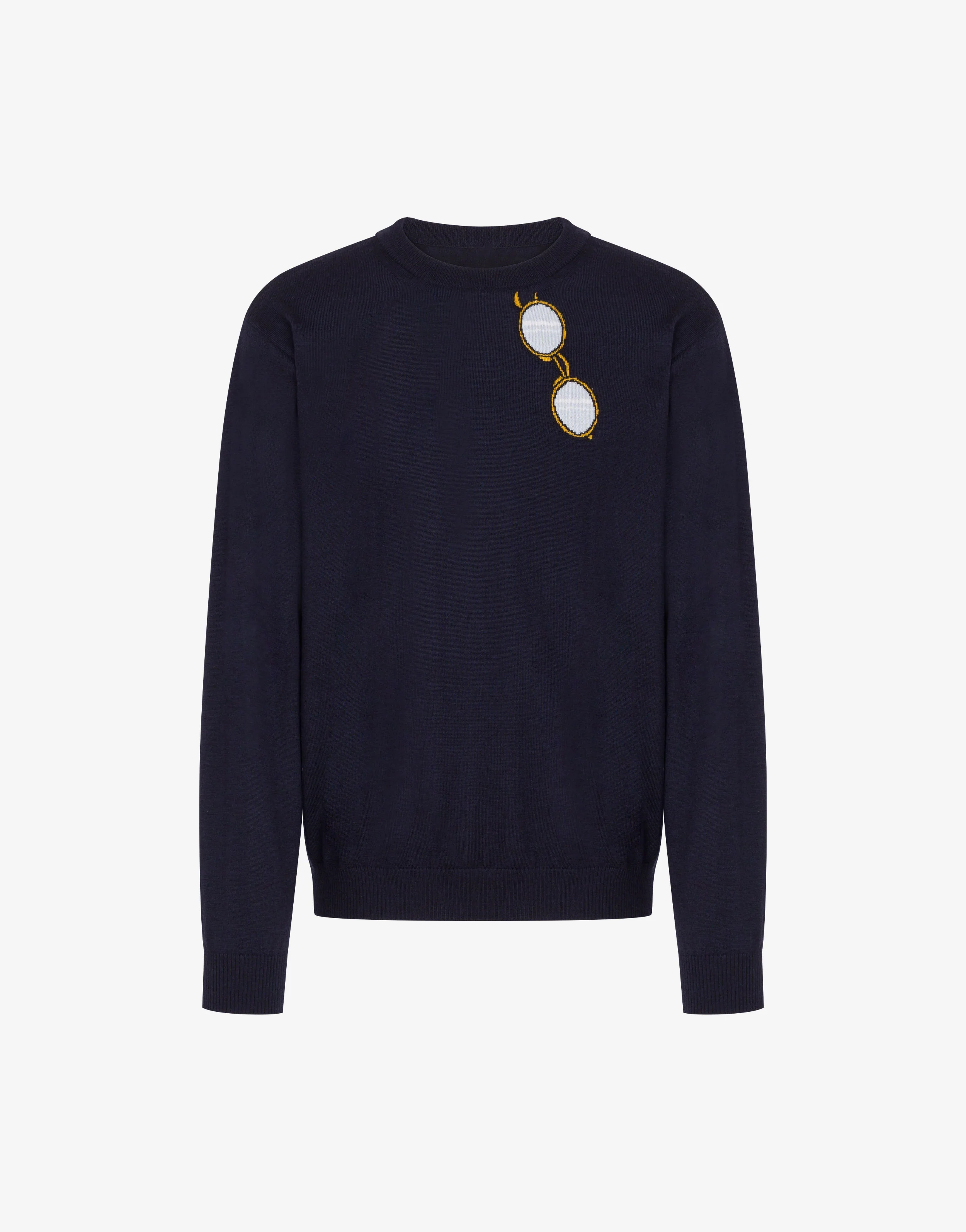 Pullover in lana merino extrafine intarsiato - Image 5