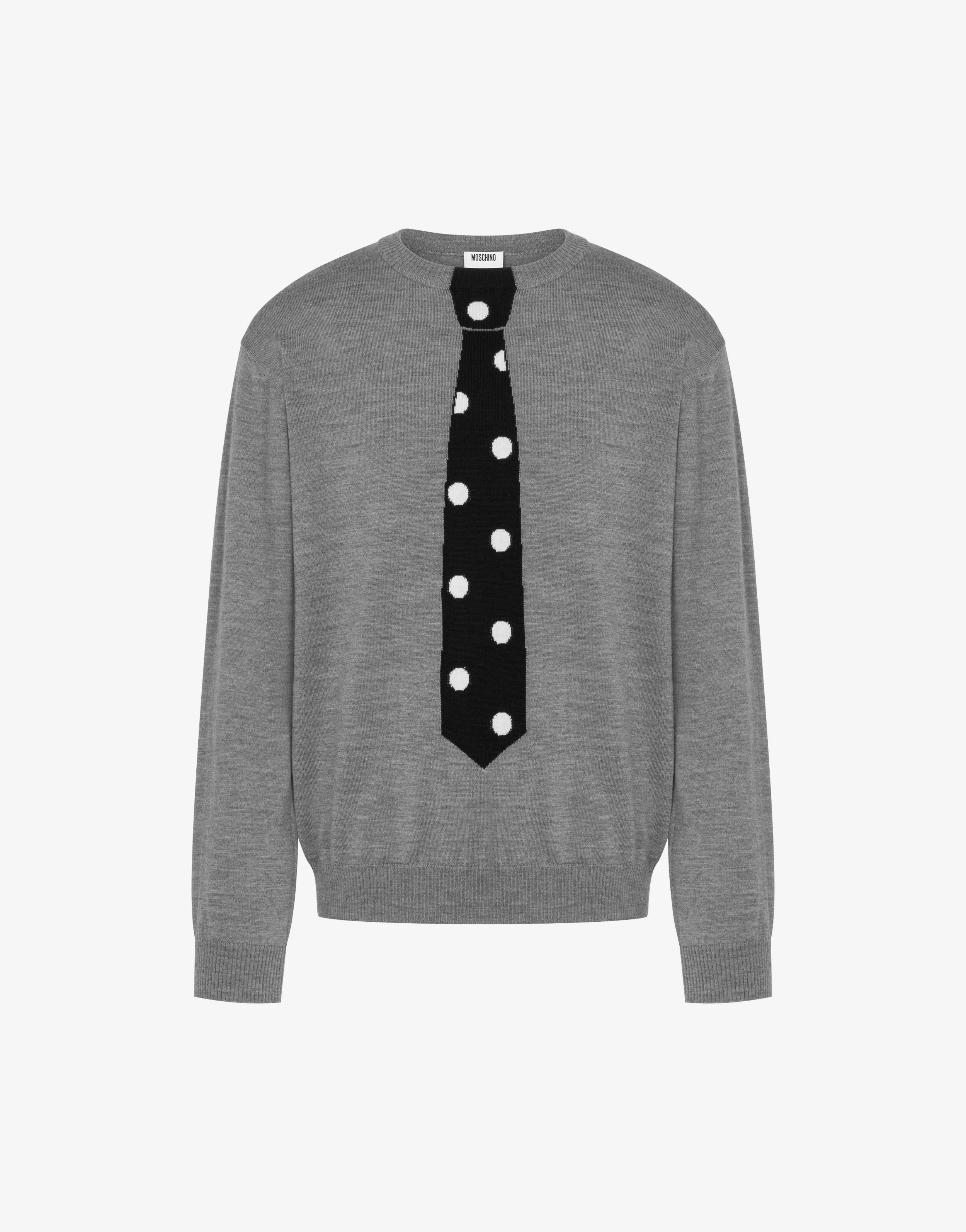 Pullover in lana merino extrafine intarsiato - Image 5