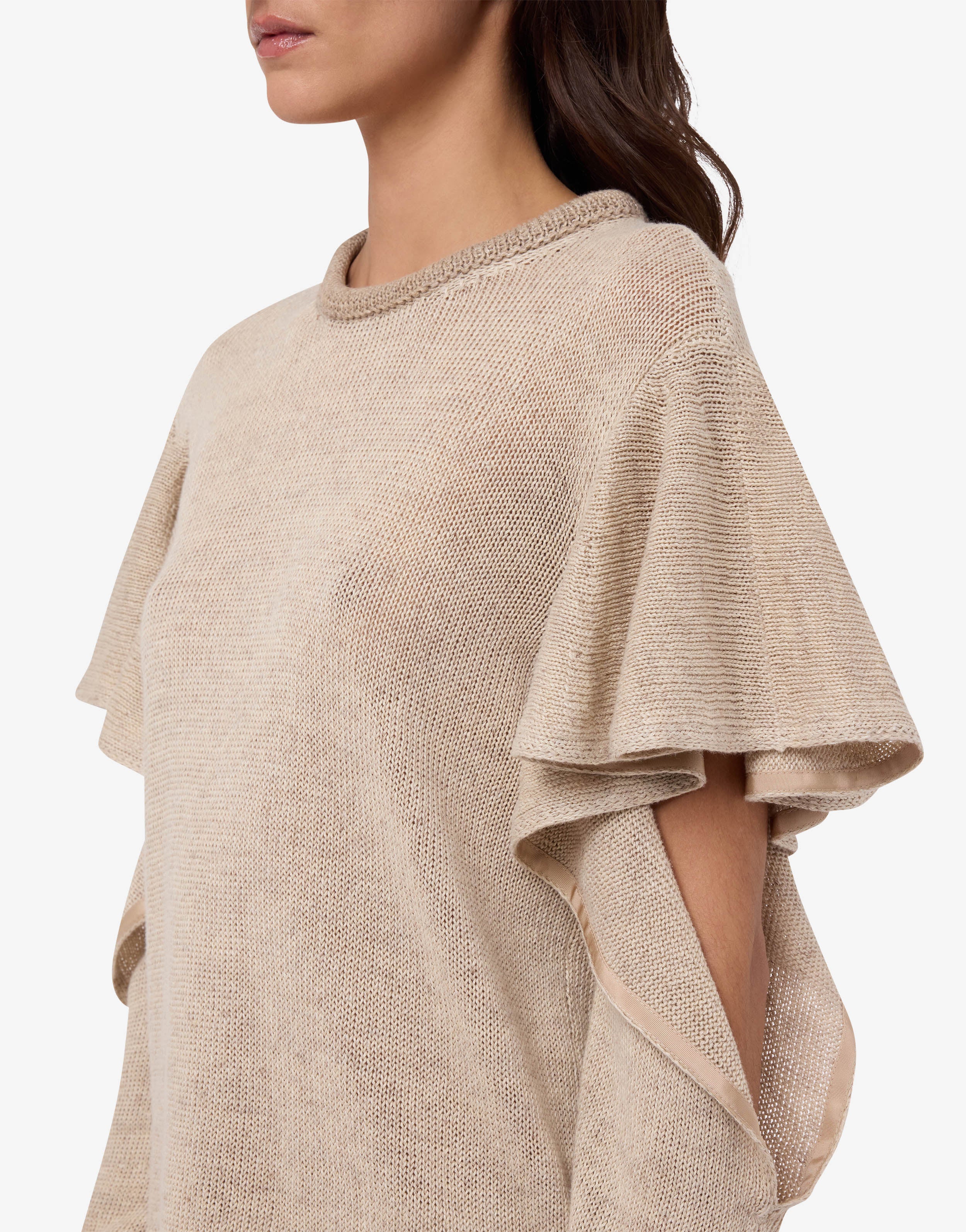 Pullover in lino e cotone - Image 3