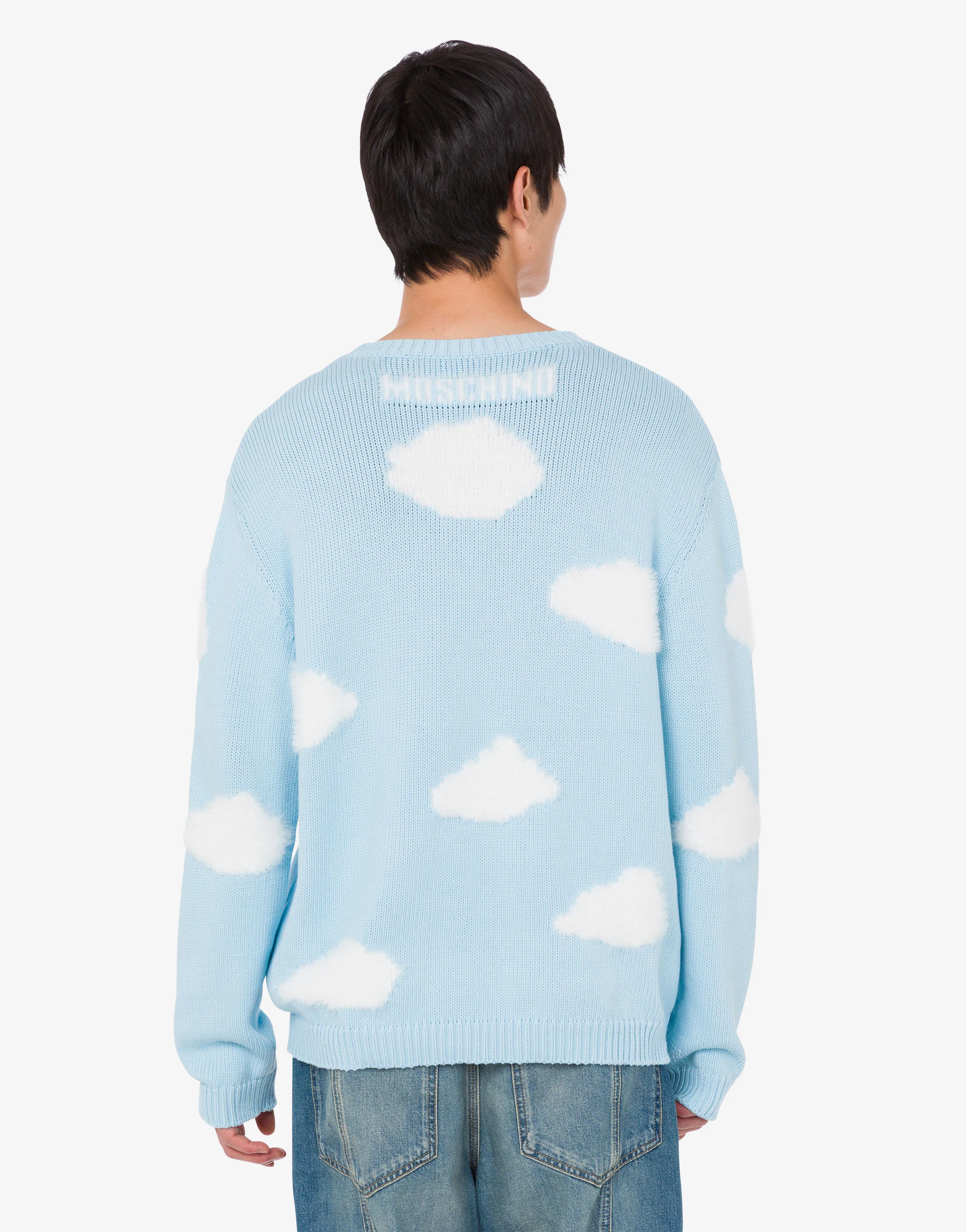 Pullover in misto cotone organico Archive Cloud - Image 3