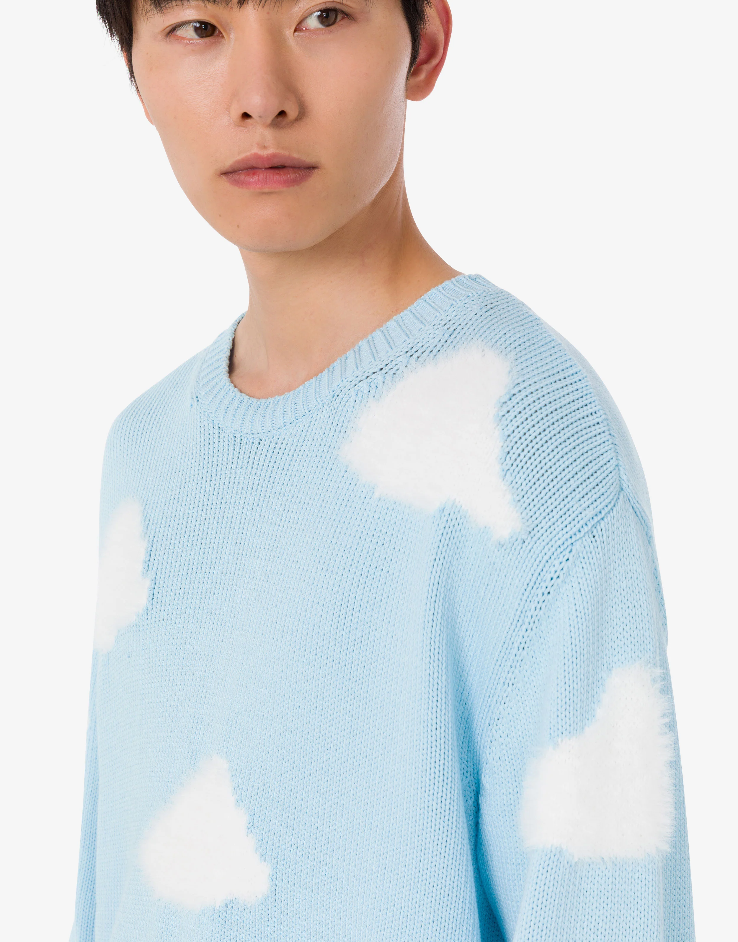Pullover in misto cotone organico Archive Cloud - Image 4