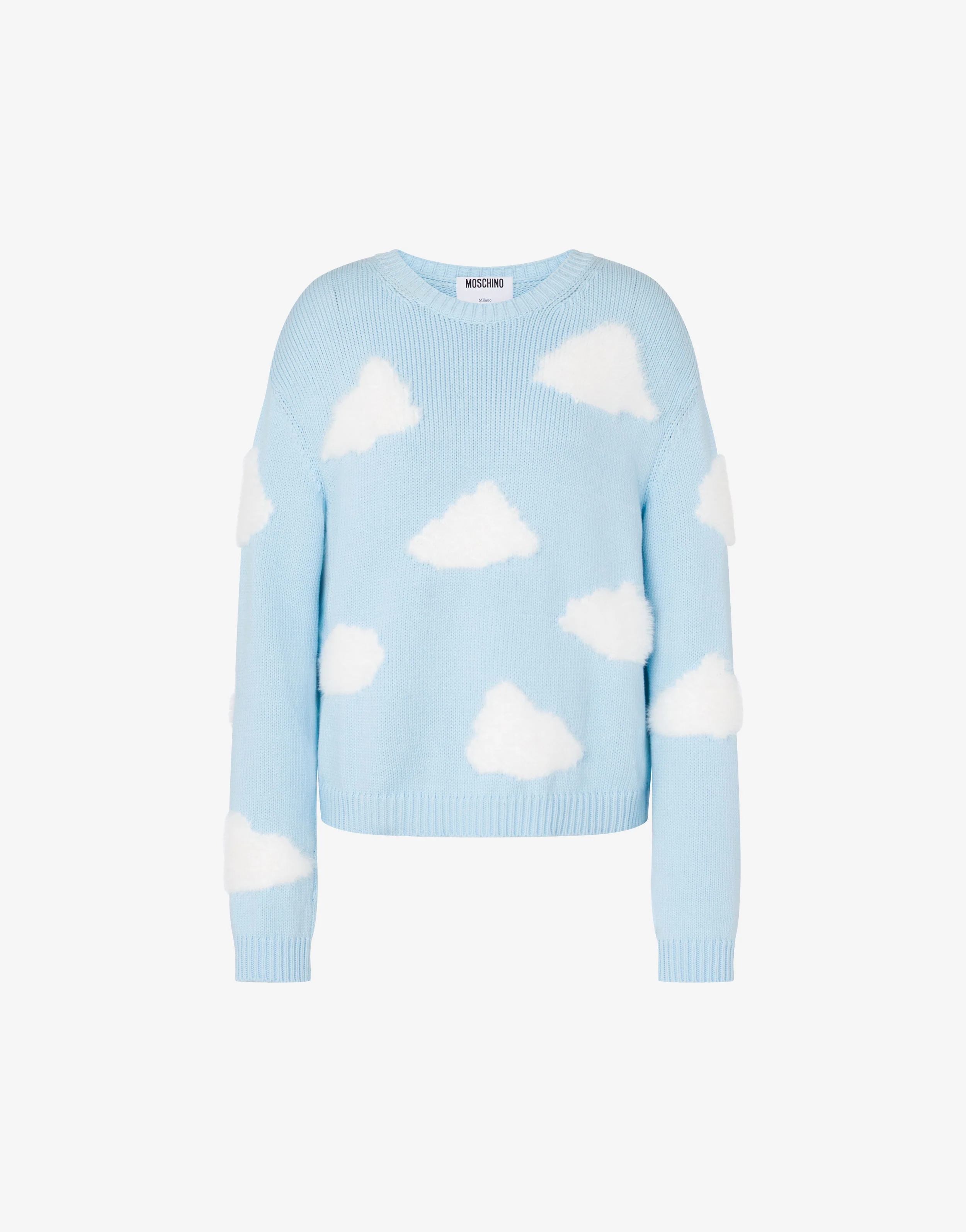 Pullover in misto cotone organico Archive Clouds - Image 5